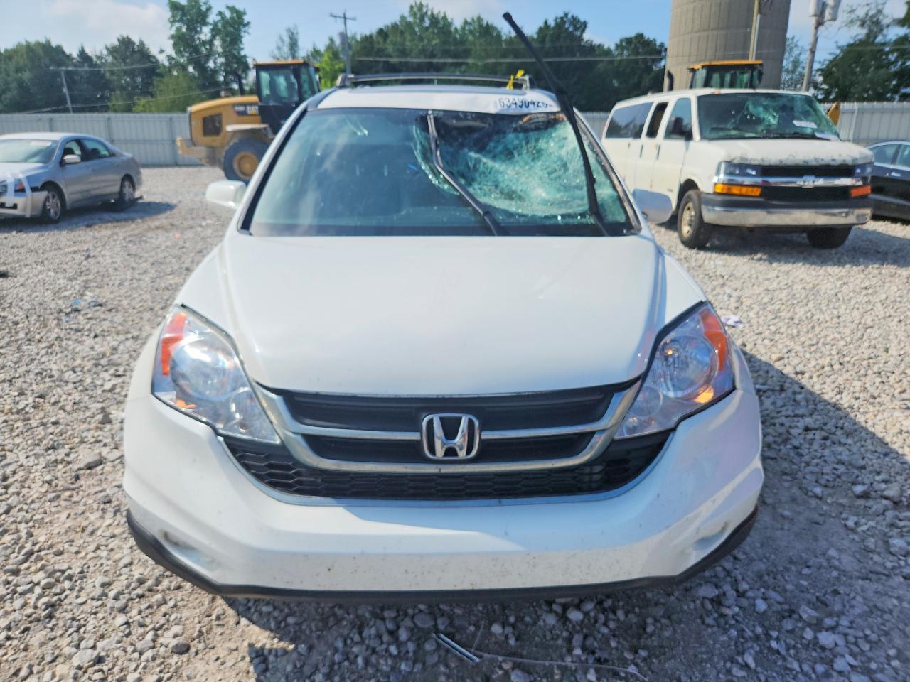 2010 Honda Cr-v Exl White vin: 5J6RE4H74AL068992