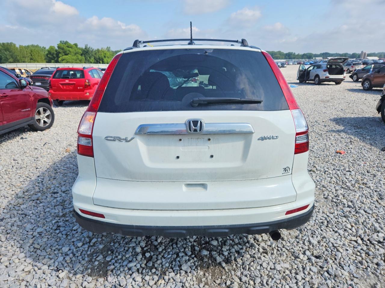 2010 Honda Cr-v Exl White vin: 5J6RE4H74AL068992