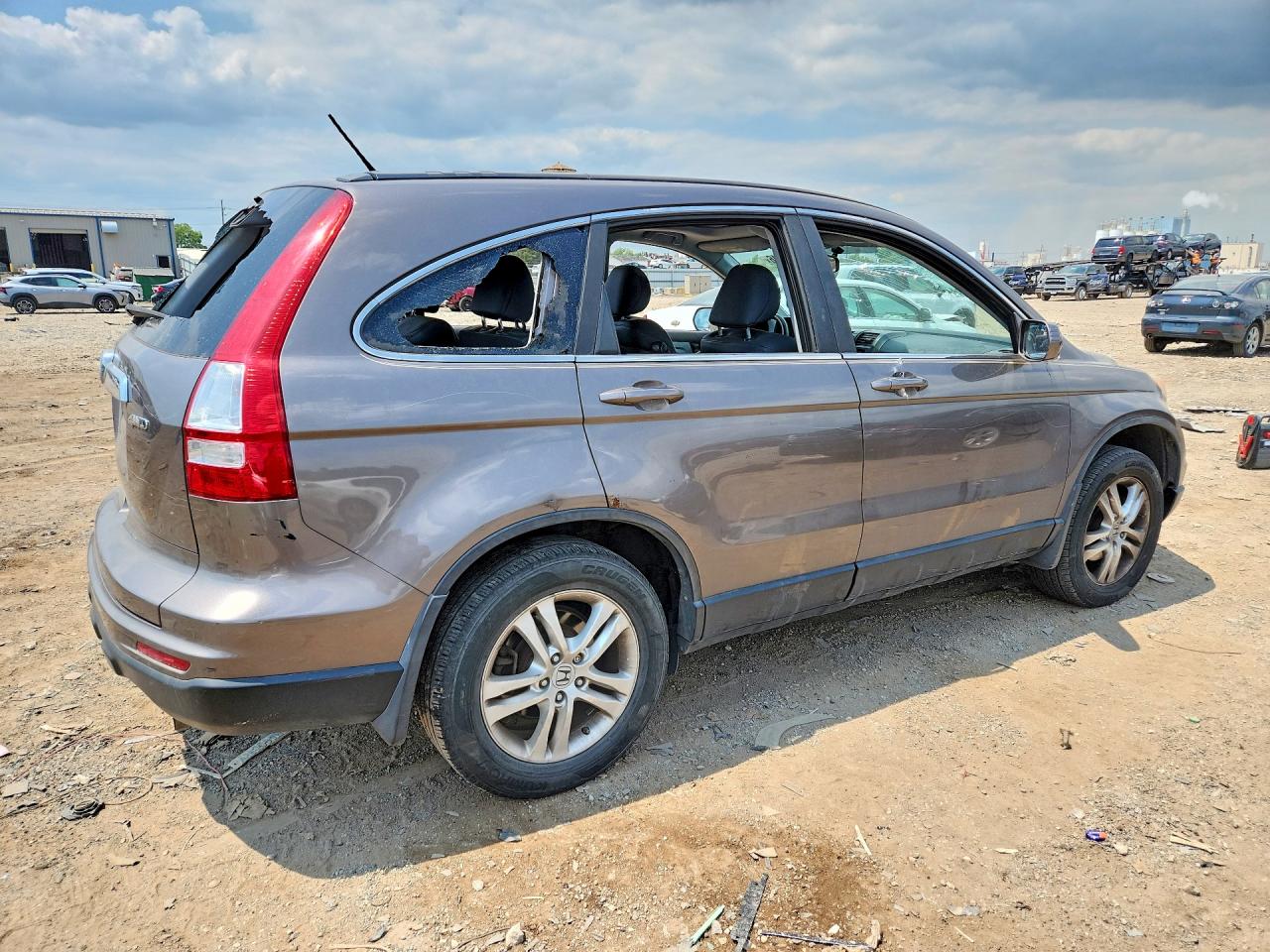 2010 Honda Cr-v Exl Gray vin: 5J6RE4H74AL072847