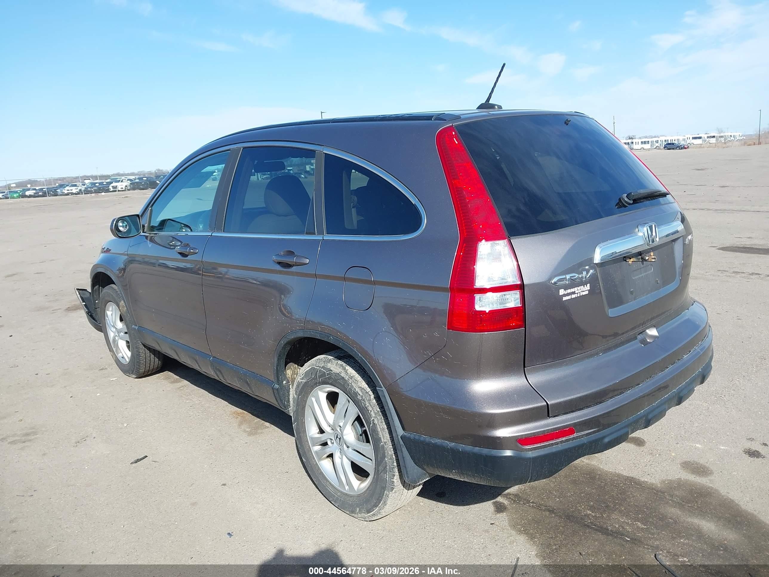 2011 Honda Cr-v Ex-l Gray vin: 5J6RE4H74BL007398