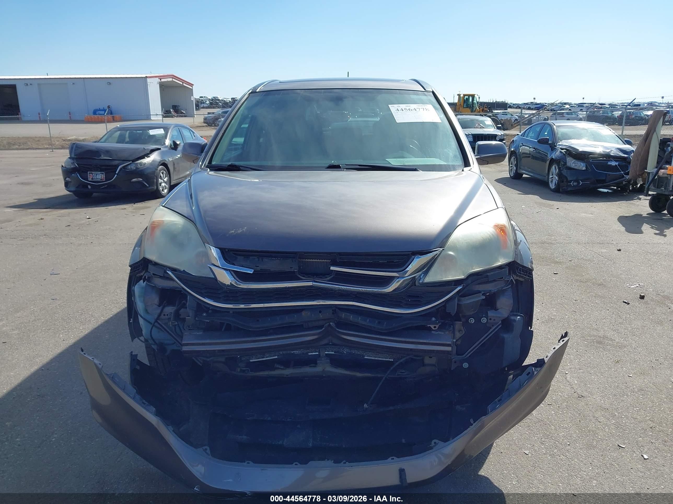 2011 Honda Cr-v Ex-l Gray vin: 5J6RE4H74BL007398