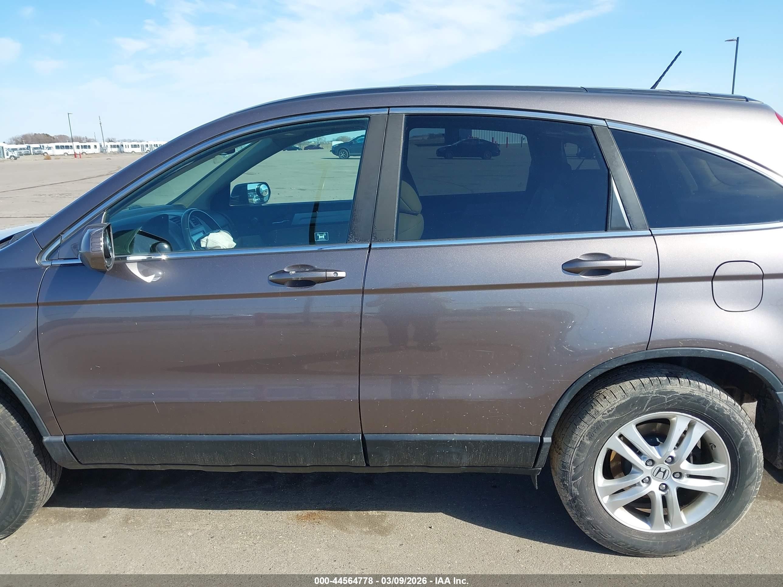 2011 Honda Cr-v Ex-l Gray vin: 5J6RE4H74BL007398