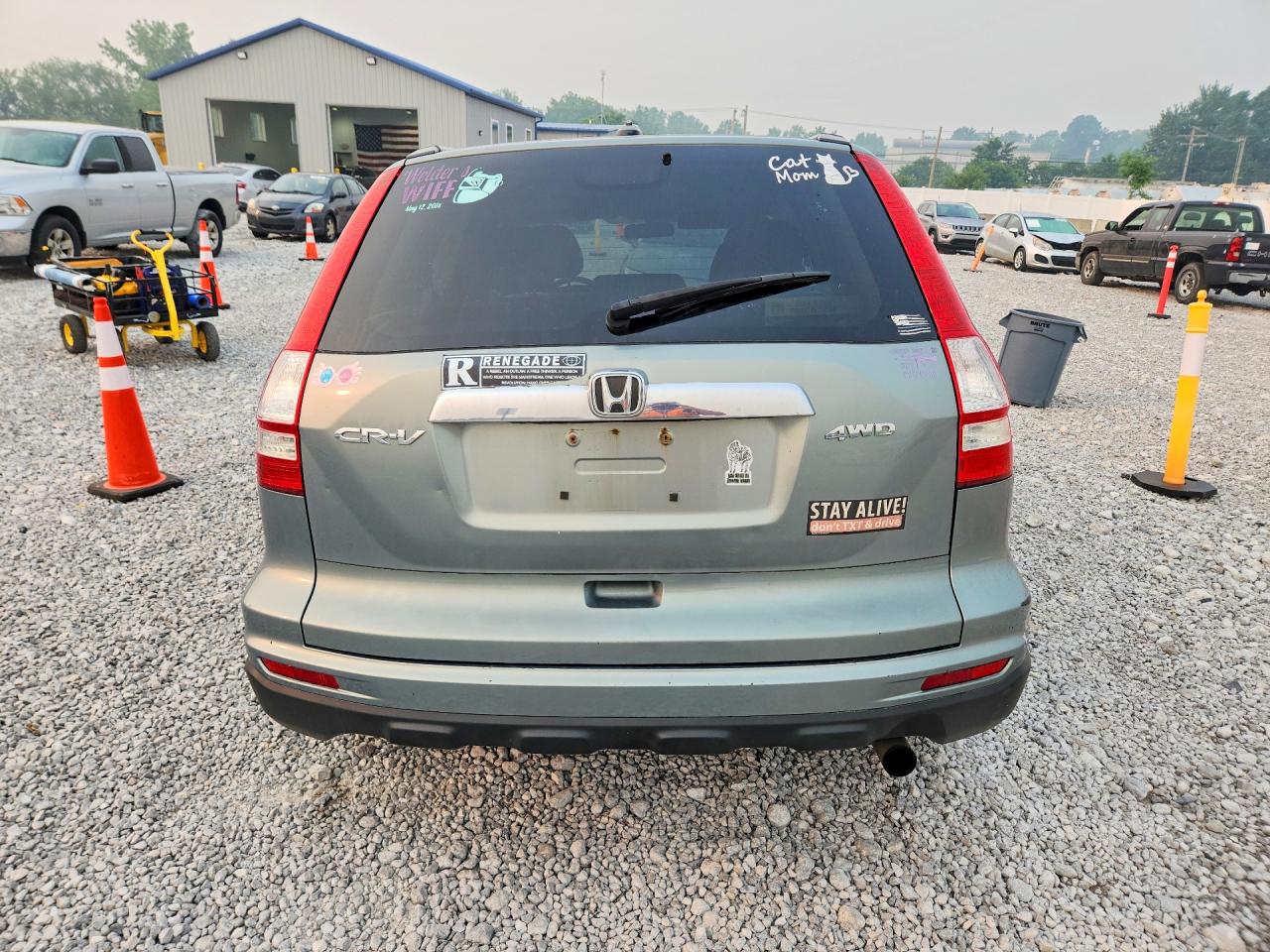 2011 Honda Cr-v Exl Teal vin: 5J6RE4H74BL023116