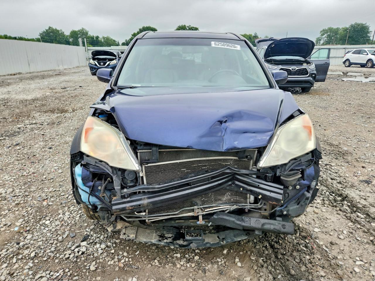 2011 Honda Cr-v Exl Blue vin: 5J6RE4H74BL027473