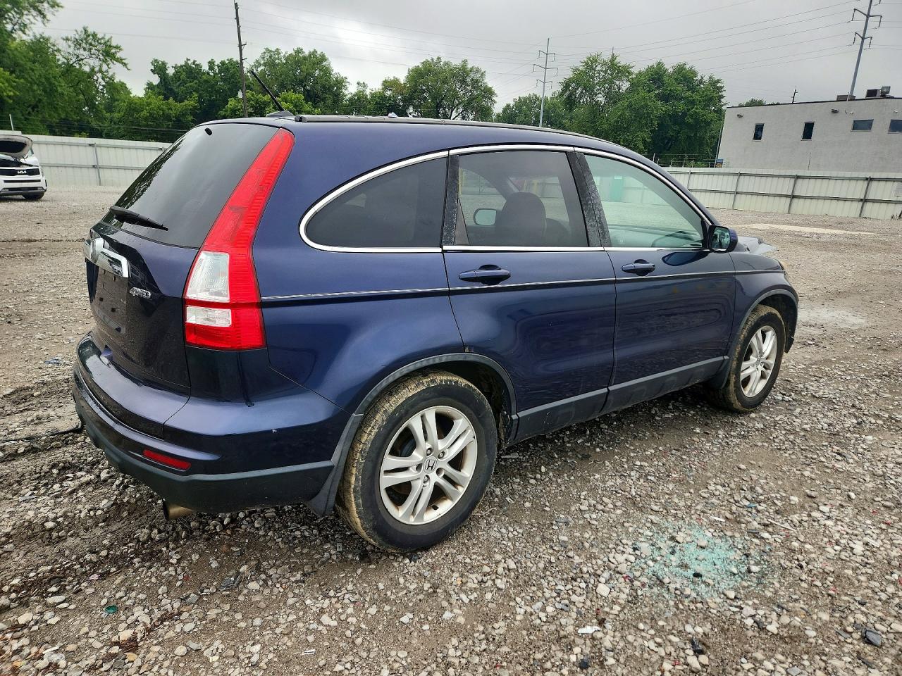 2011 Honda Cr-v Exl Blue vin: 5J6RE4H74BL027473
