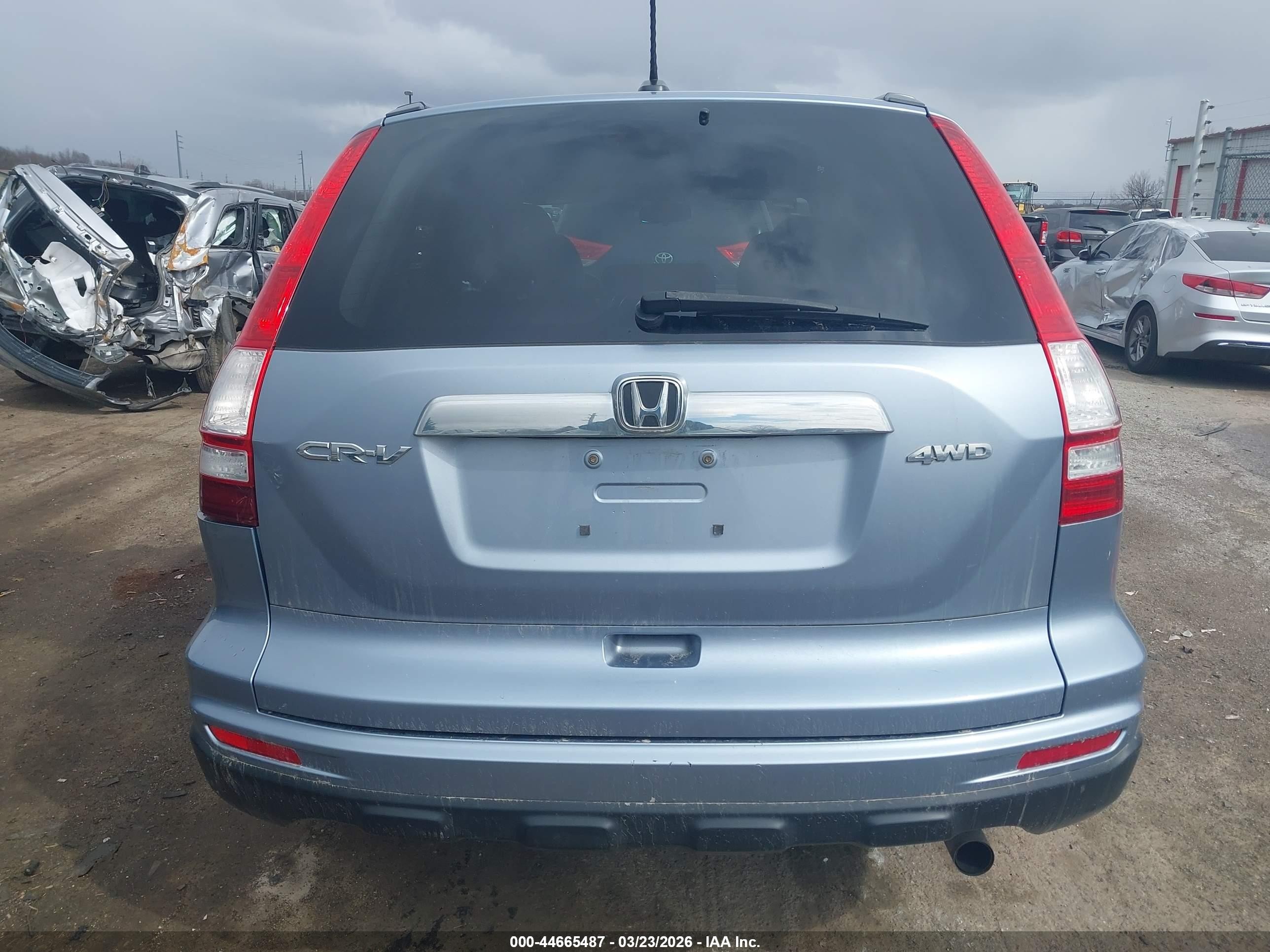 2011 Honda Cr-v Ex-l Light Blue vin: 5J6RE4H74BL033080