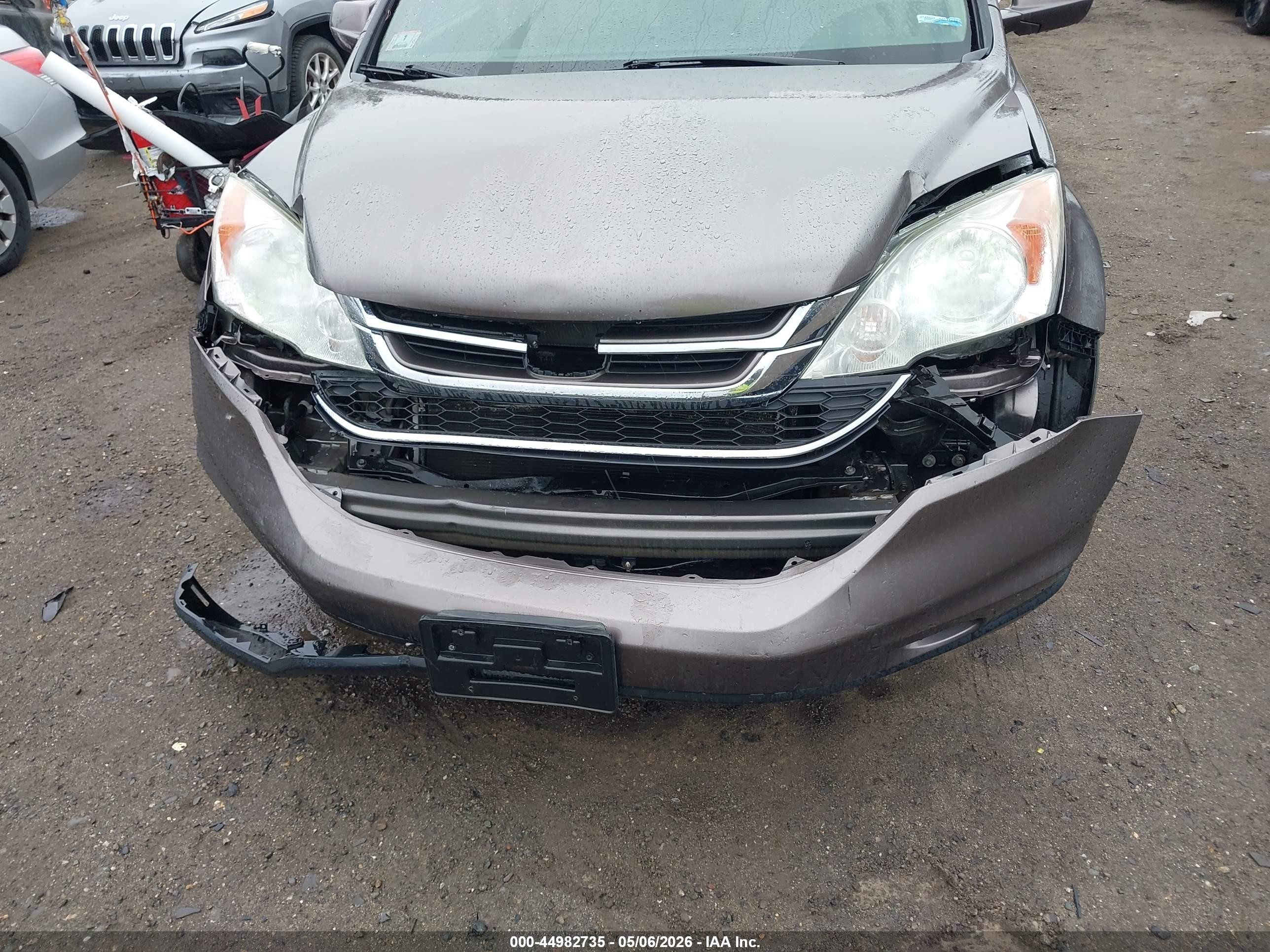 2011 Honda Cr-v Ex-l Gray vin: 5J6RE4H74BL090864