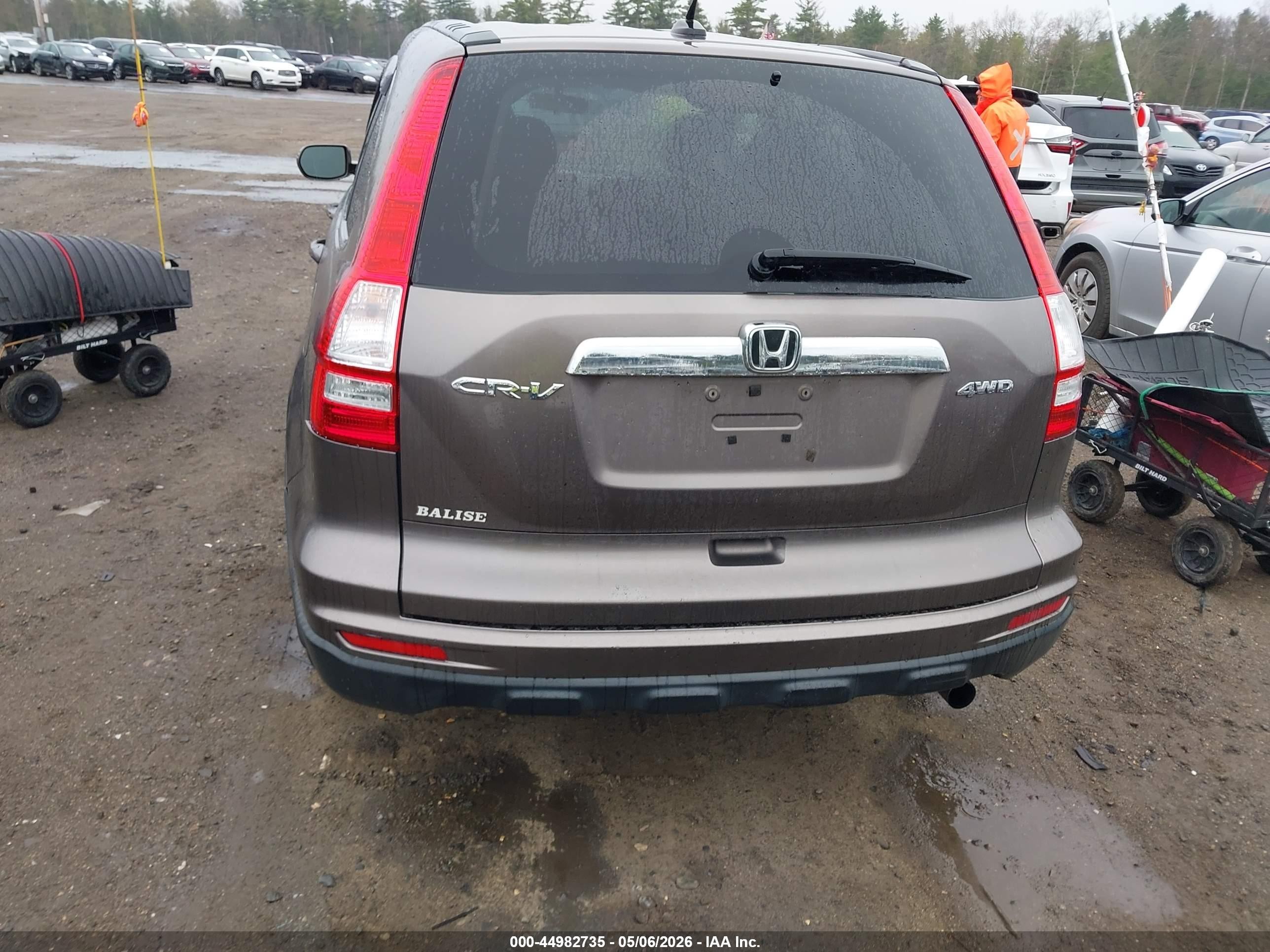 2011 Honda Cr-v Ex-l Gray vin: 5J6RE4H74BL090864
