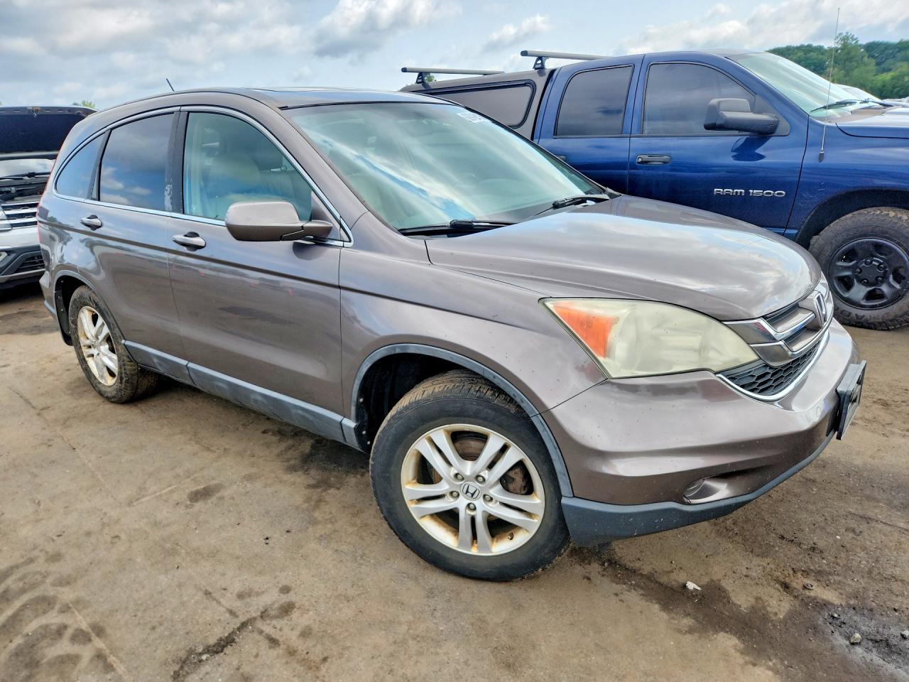 2011 Honda Cr-v Exl Серый vin: 5J6RE4H74BL120476