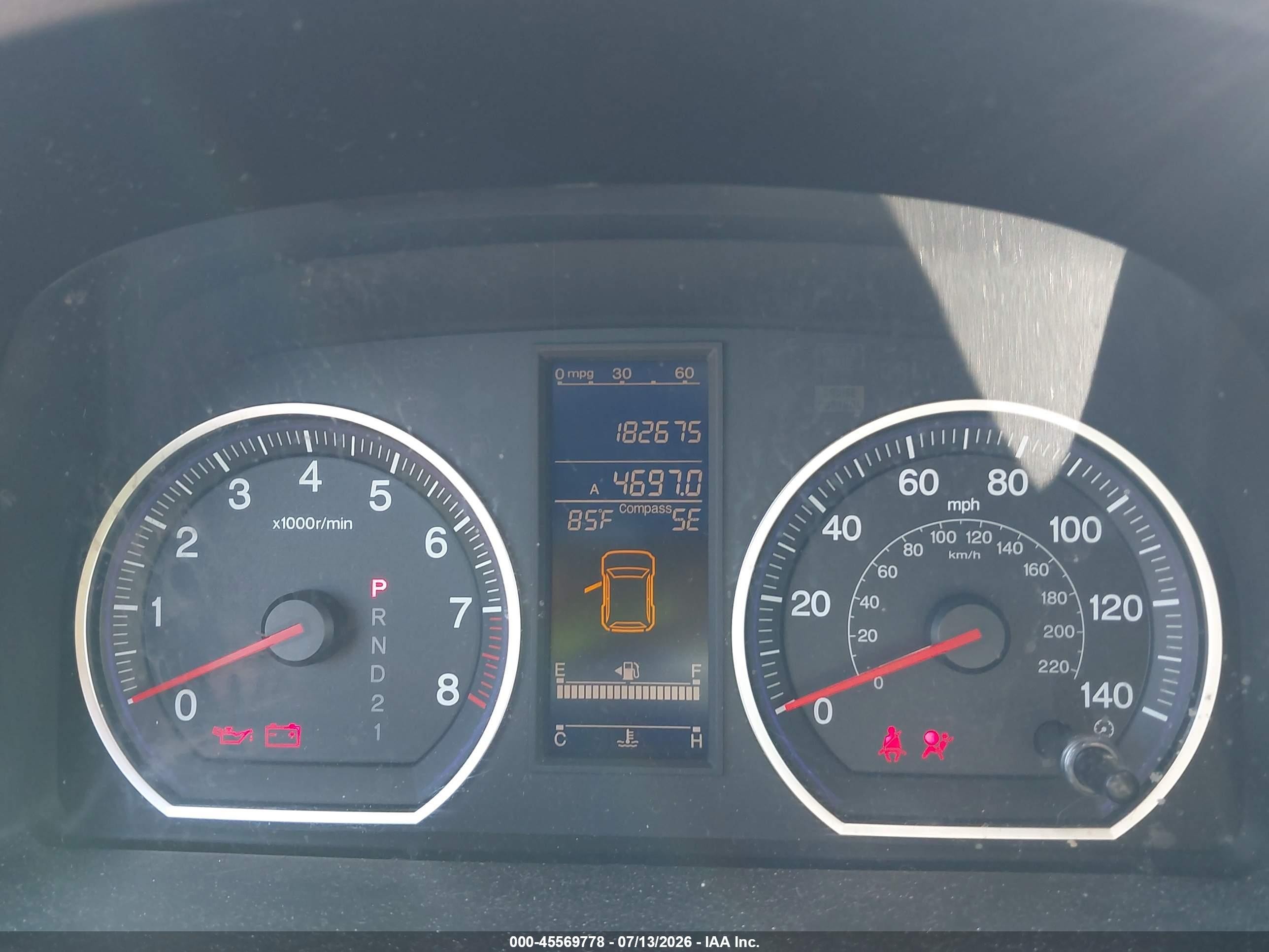 2010 Honda Cr-v Ex-l Blue vin: 5J6RE4H75AL011796
