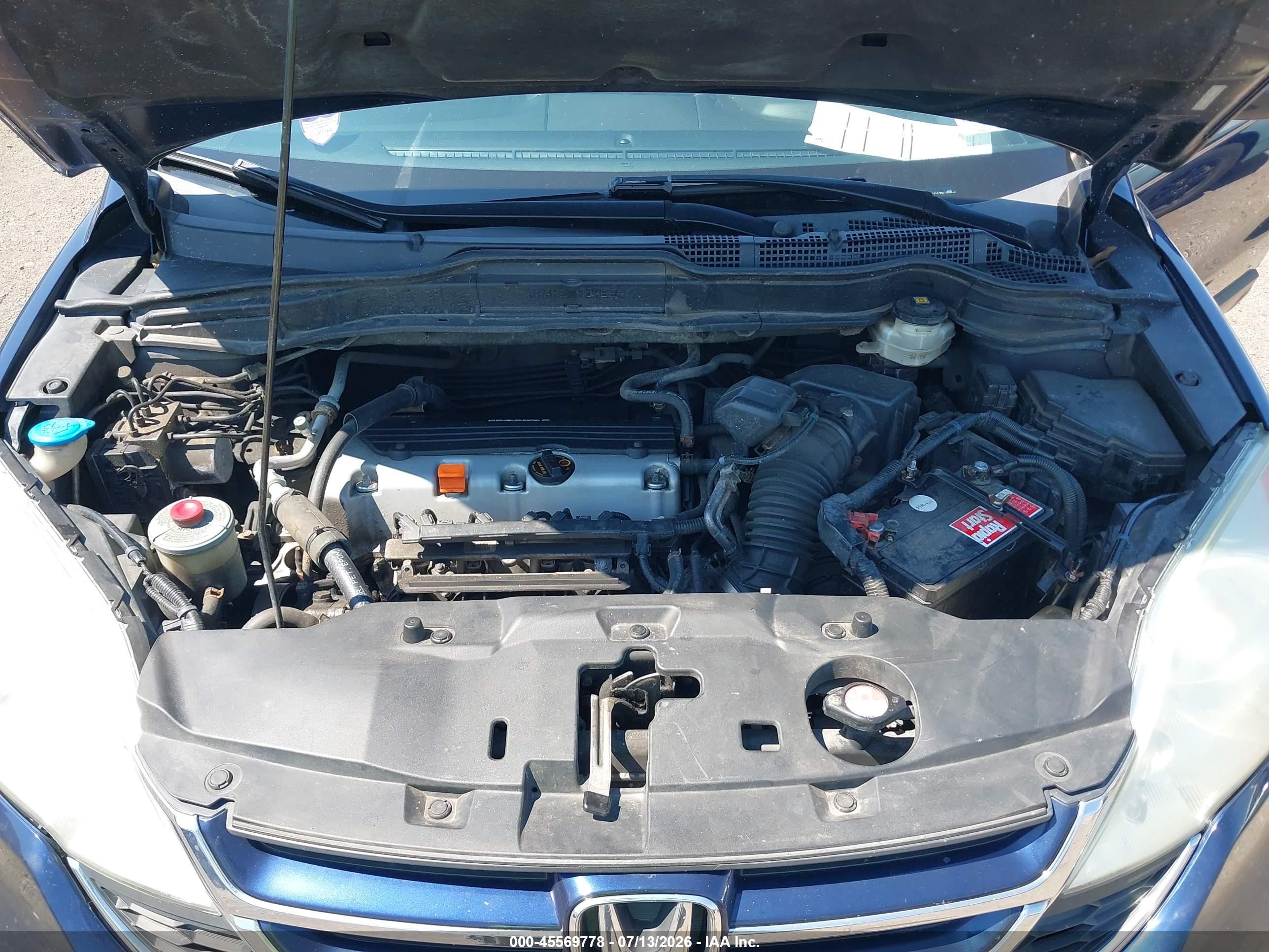 2010 Honda Cr-v Ex-l Blue vin: 5J6RE4H75AL011796