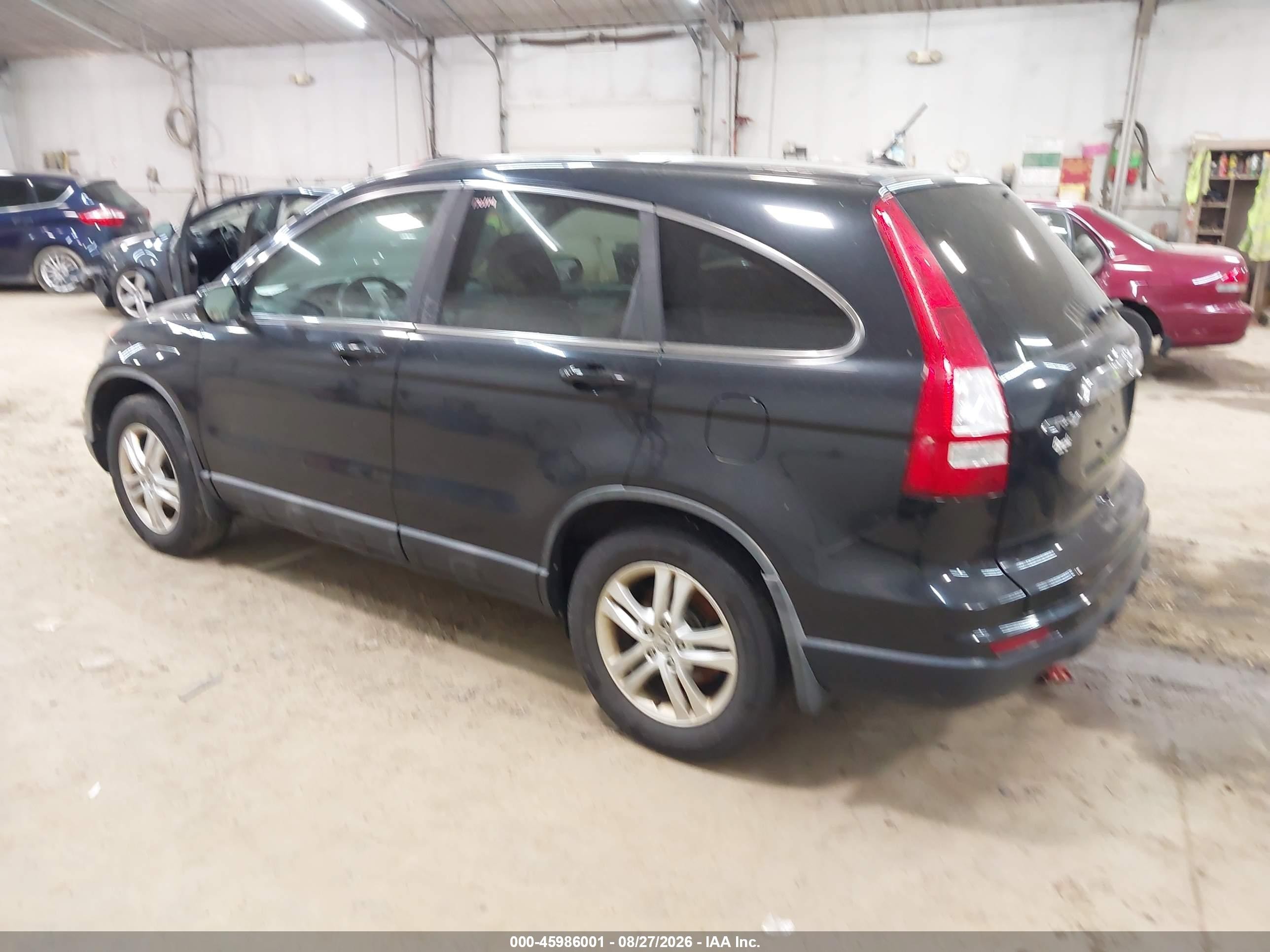 2010 Honda Cr-v Ex-l Black vin: 5J6RE4H75AL012978