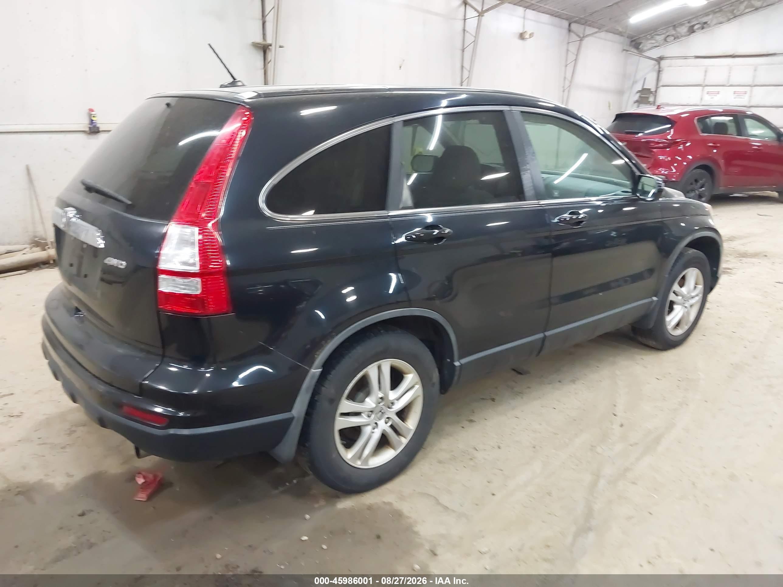 2010 Honda Cr-v Ex-l Black vin: 5J6RE4H75AL012978