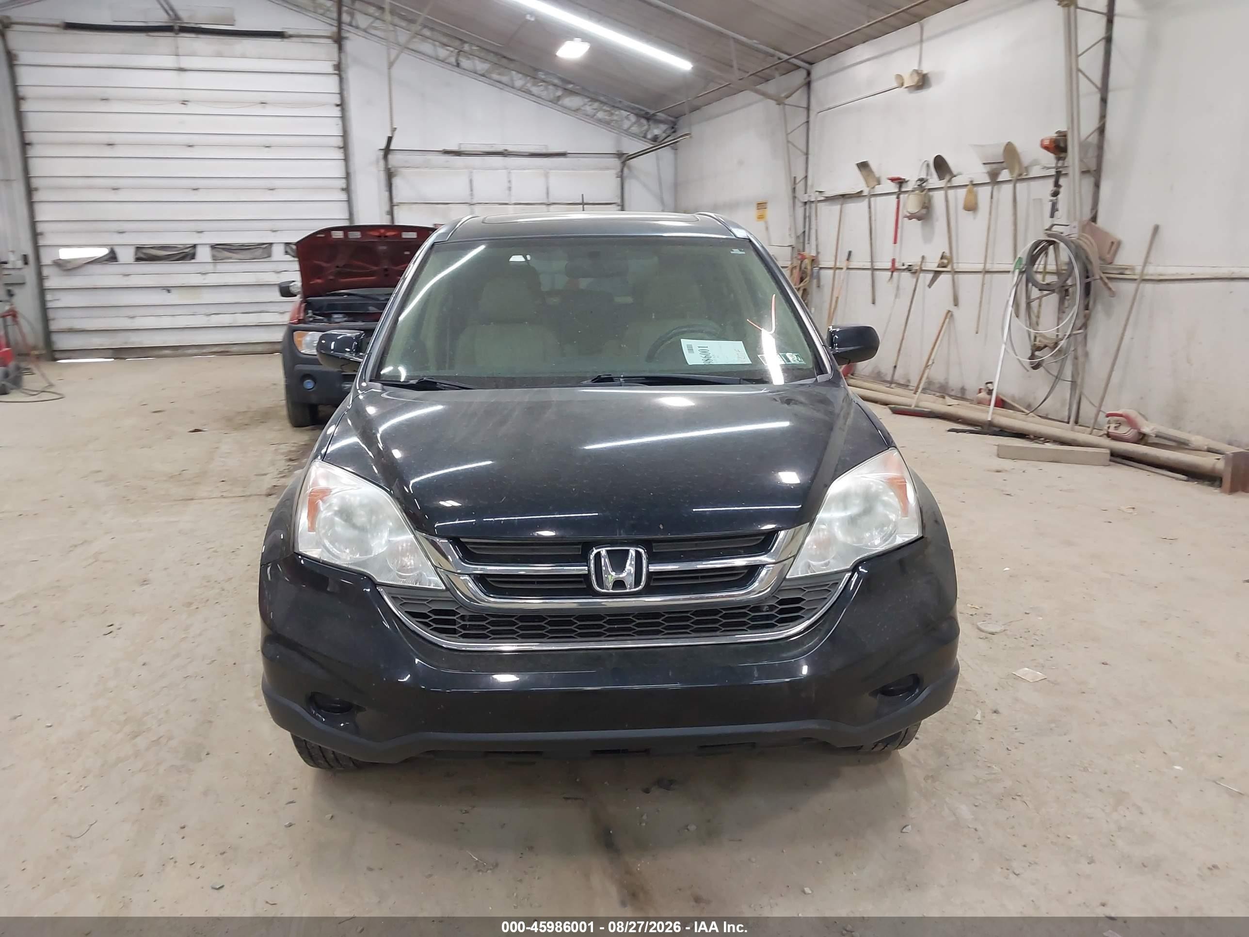 2010 Honda Cr-v Ex-l Black vin: 5J6RE4H75AL012978