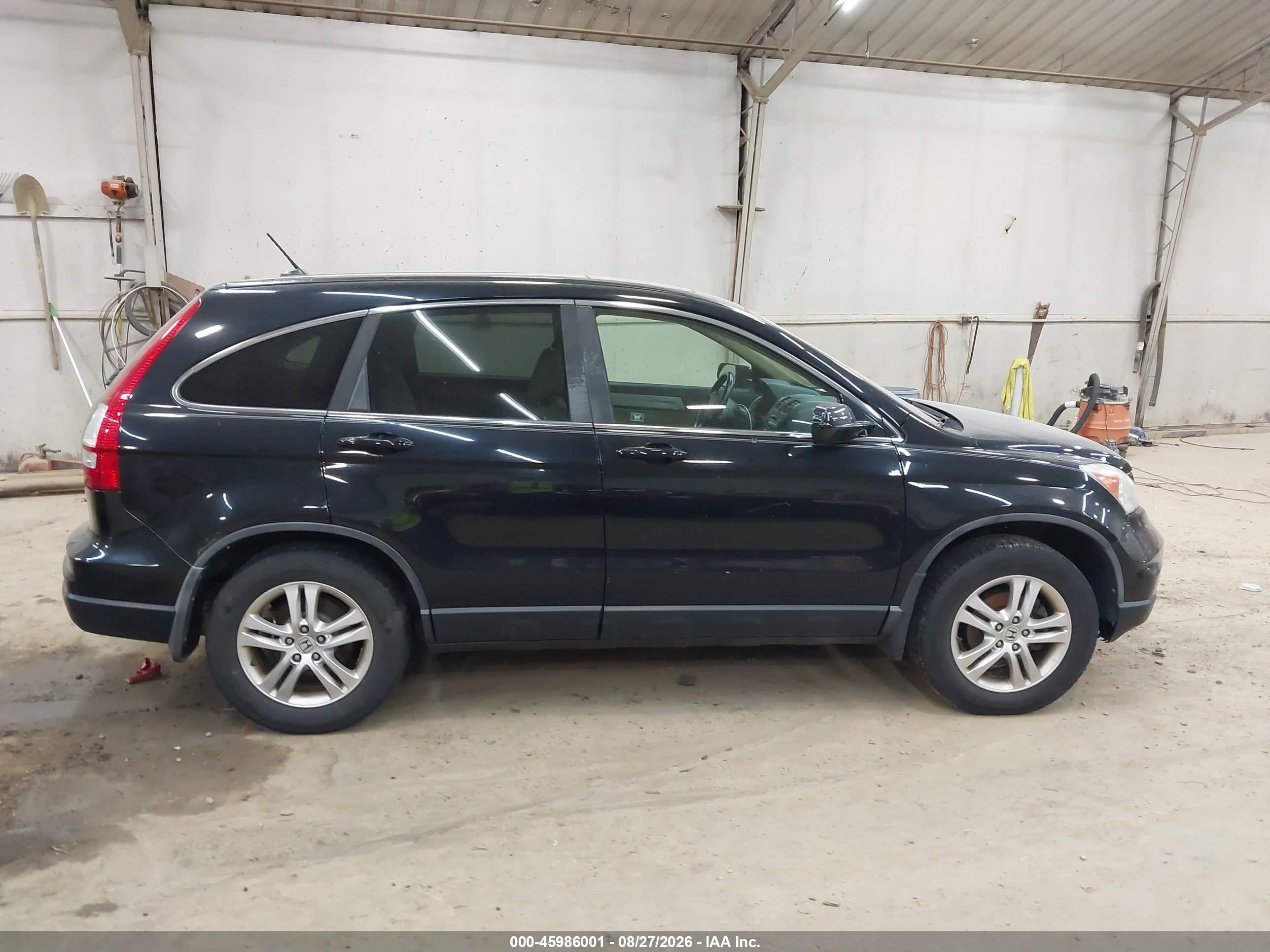 2010 Honda Cr-v Ex-l Black vin: 5J6RE4H75AL012978