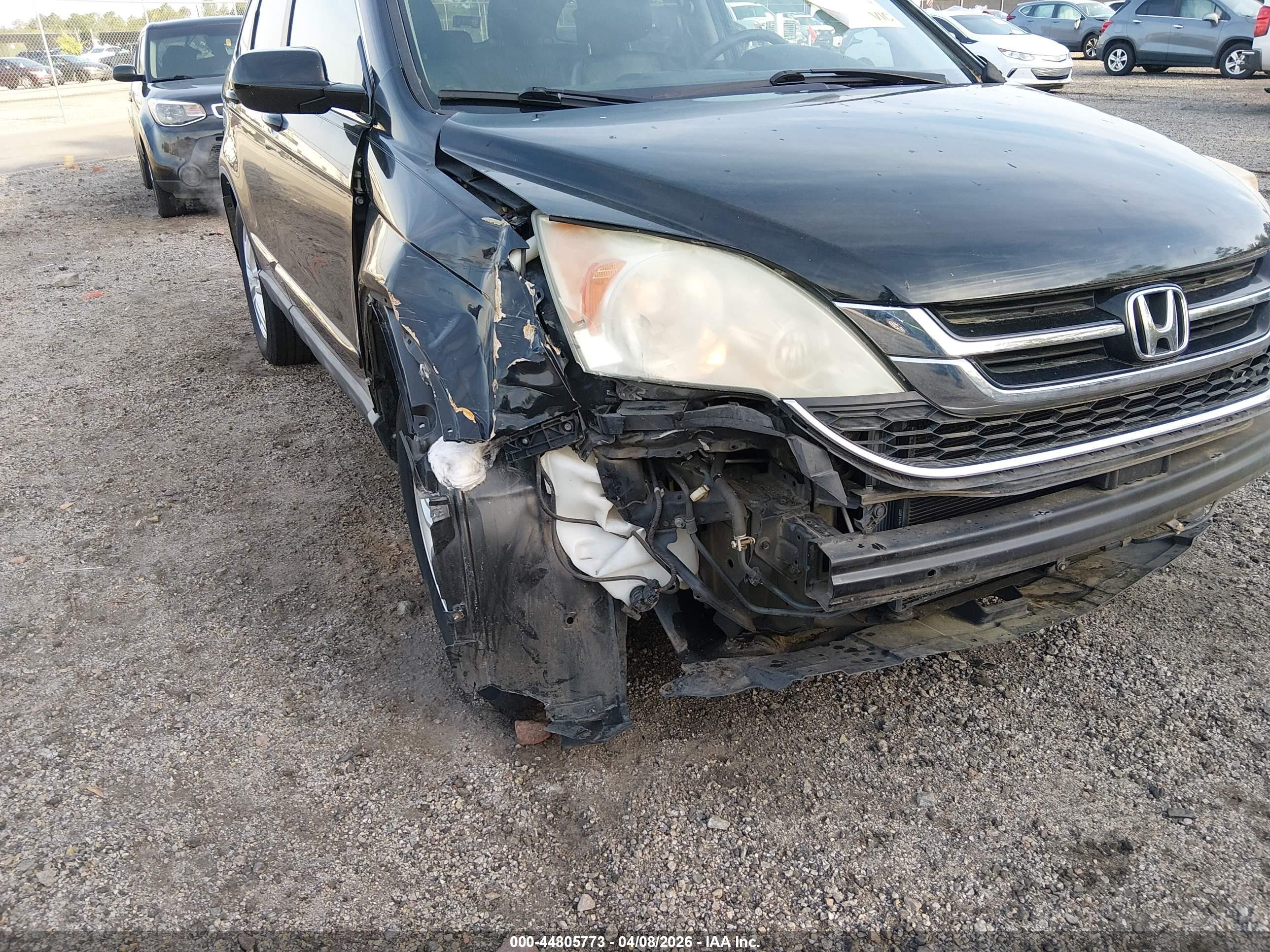 2010 Honda Cr-v Ex-l Черный vin: 5J6RE4H75AL016478