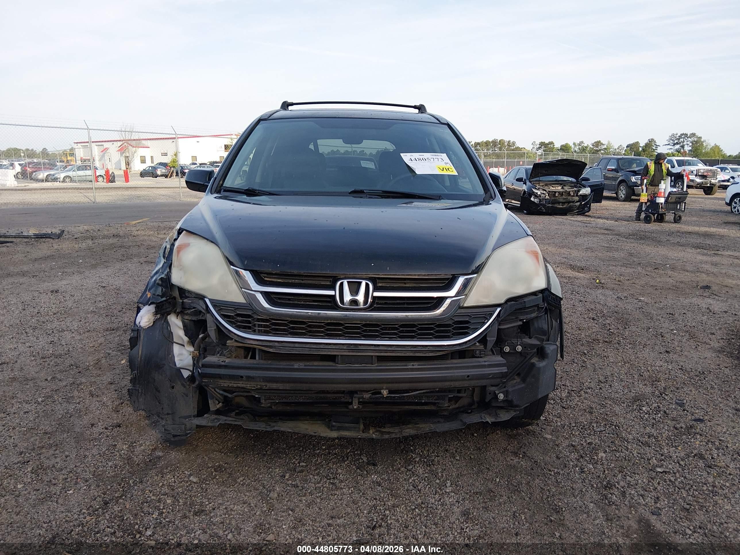 2010 Honda Cr-v Ex-l Черный vin: 5J6RE4H75AL016478