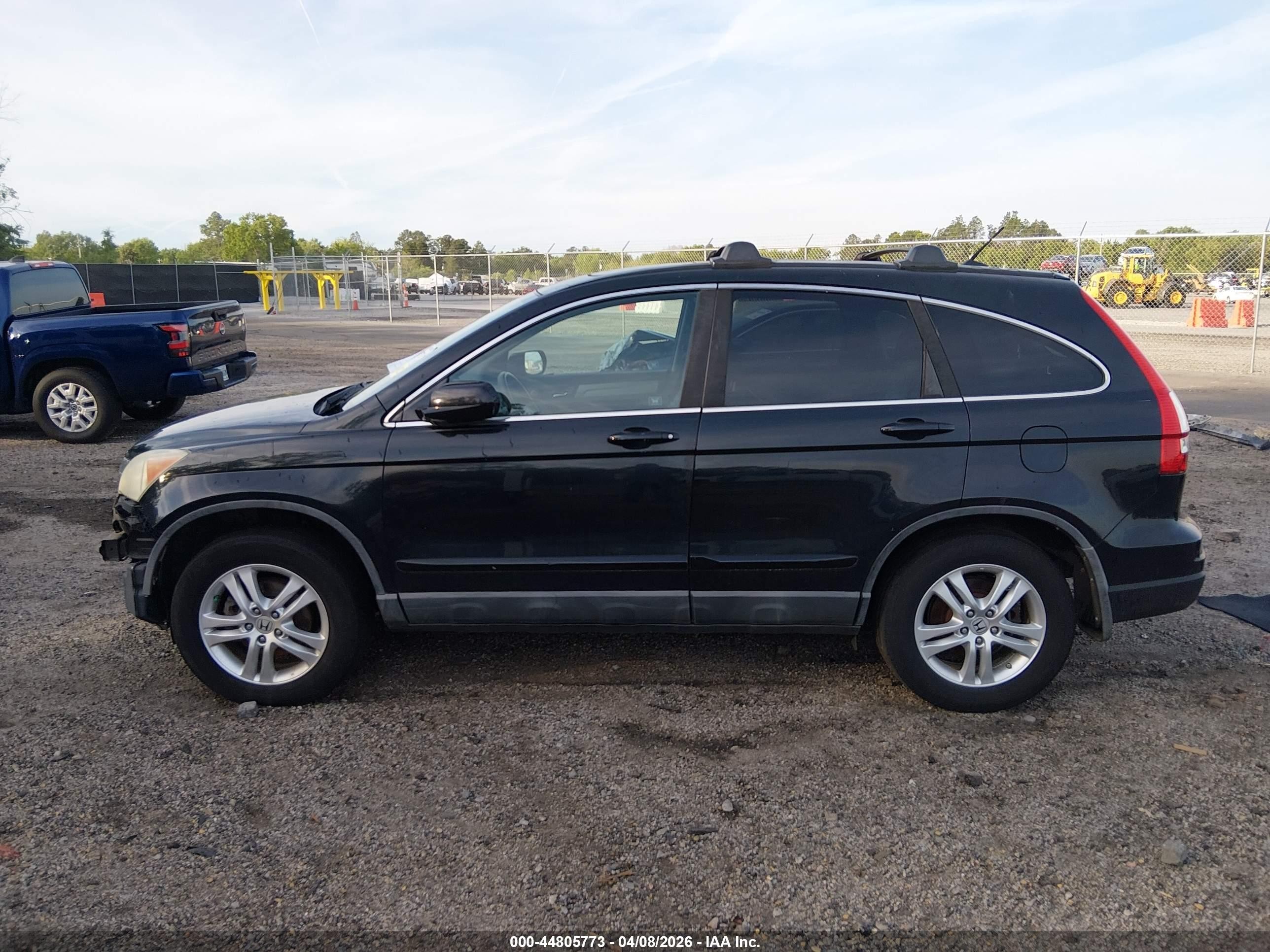 2010 Honda Cr-v Ex-l Черный vin: 5J6RE4H75AL016478