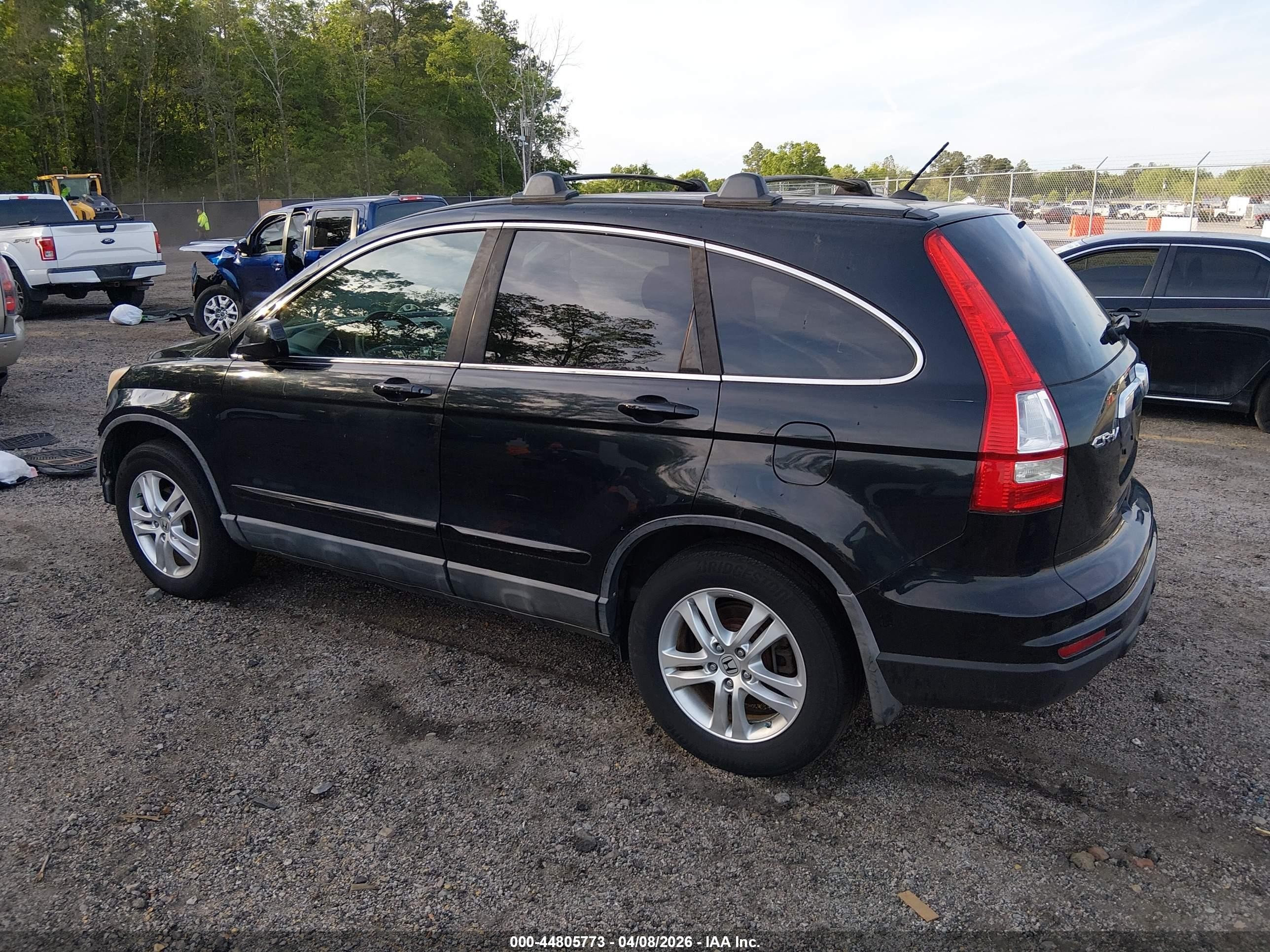 2010 Honda Cr-v Ex-l Черный vin: 5J6RE4H75AL016478
