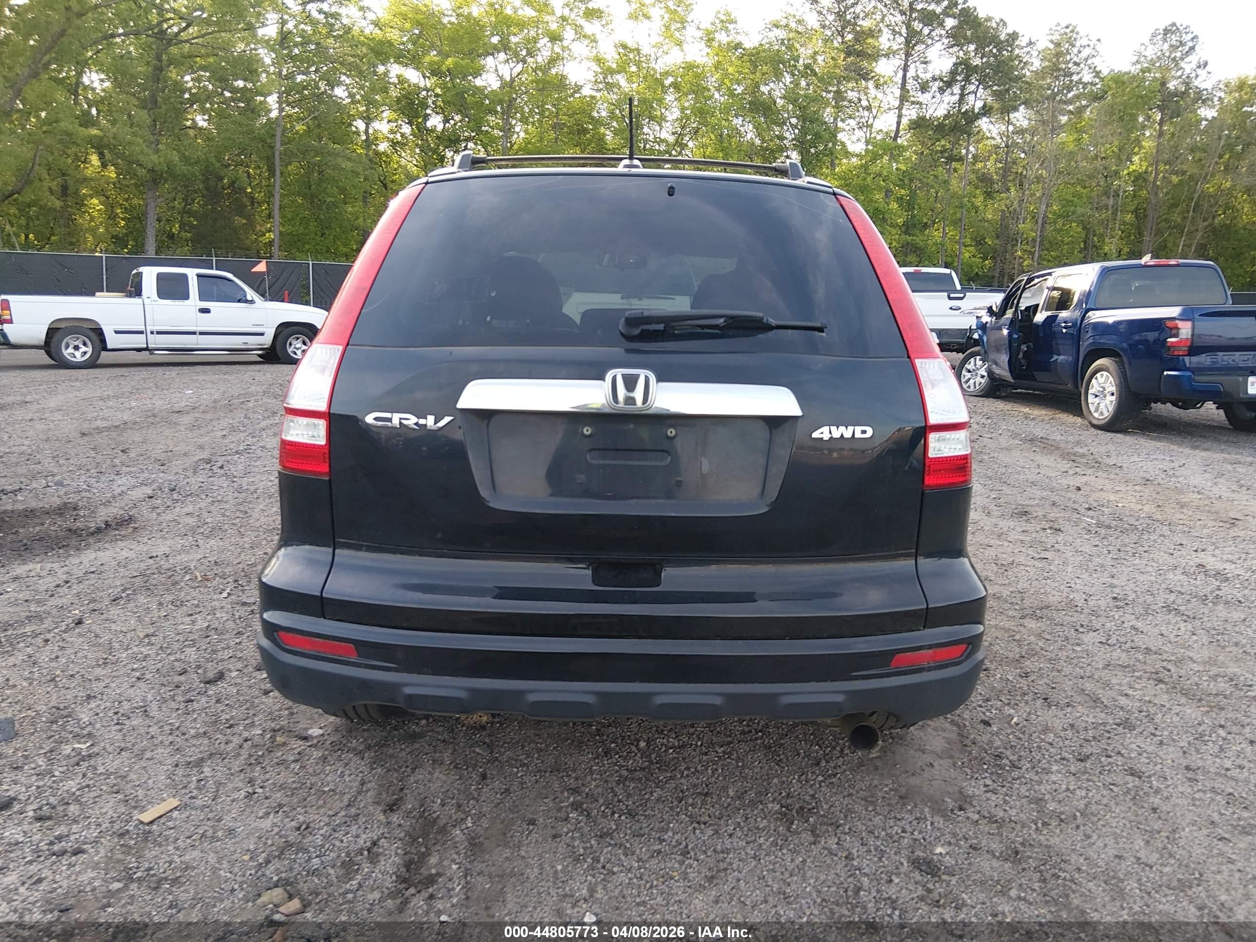 2010 Honda Cr-v Ex-l Черный vin: 5J6RE4H75AL016478