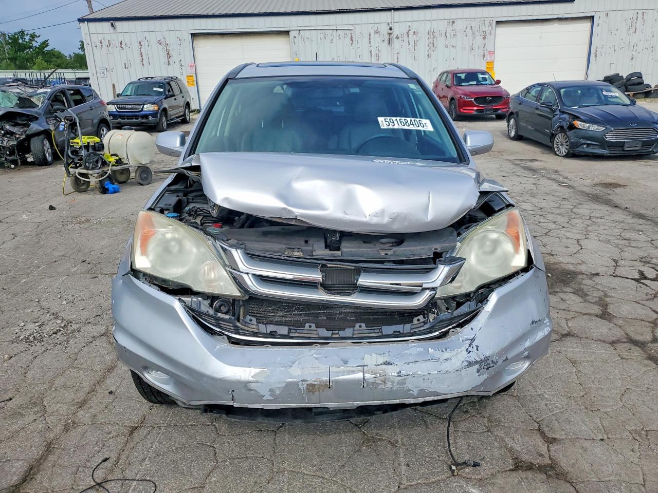 2010 Honda Cr-v Exl Silver vin: 5J6RE4H75AL023821