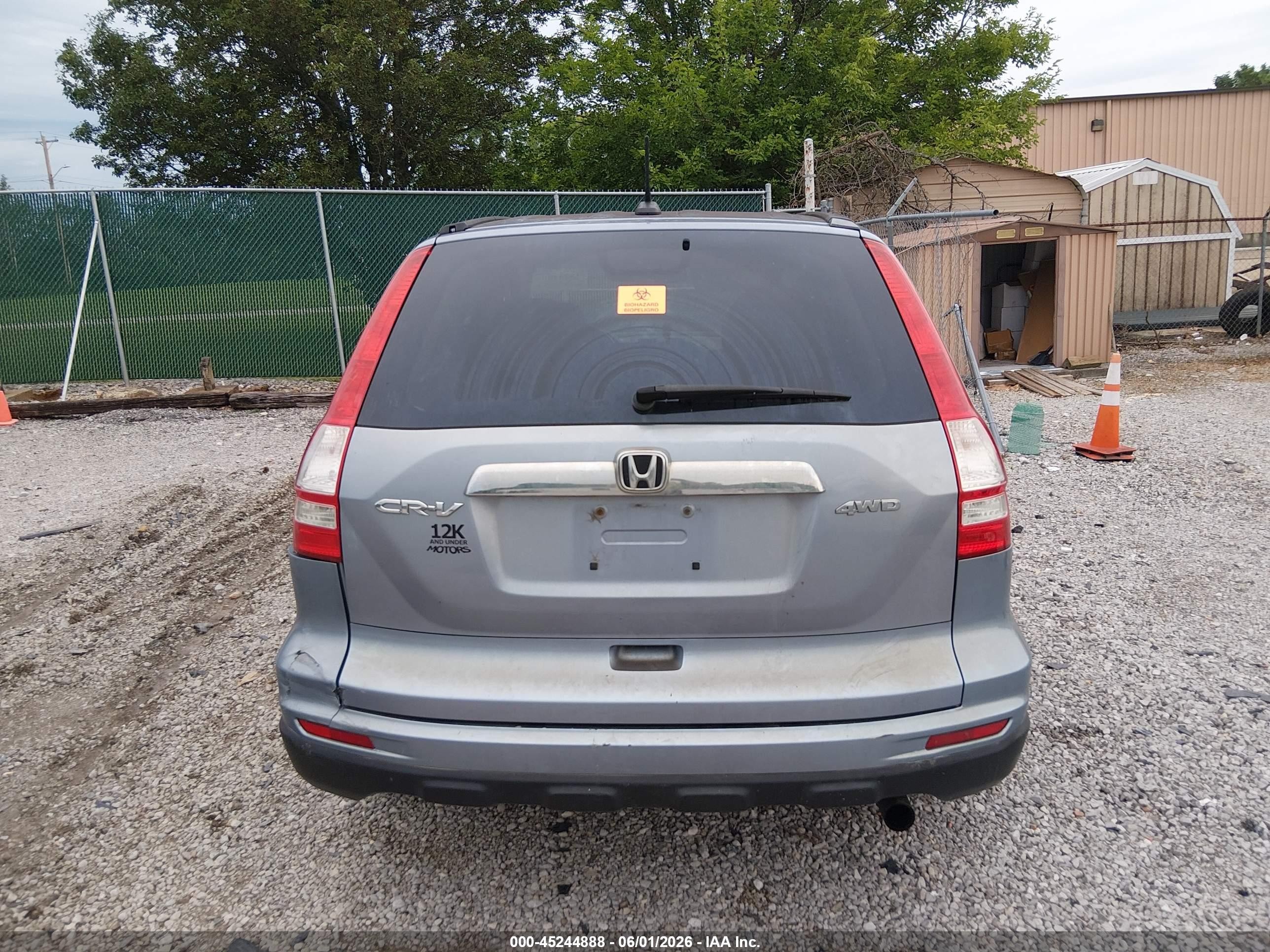 2010 Honda Cr-v Ex-l Blue vin: 5J6RE4H75AL045690