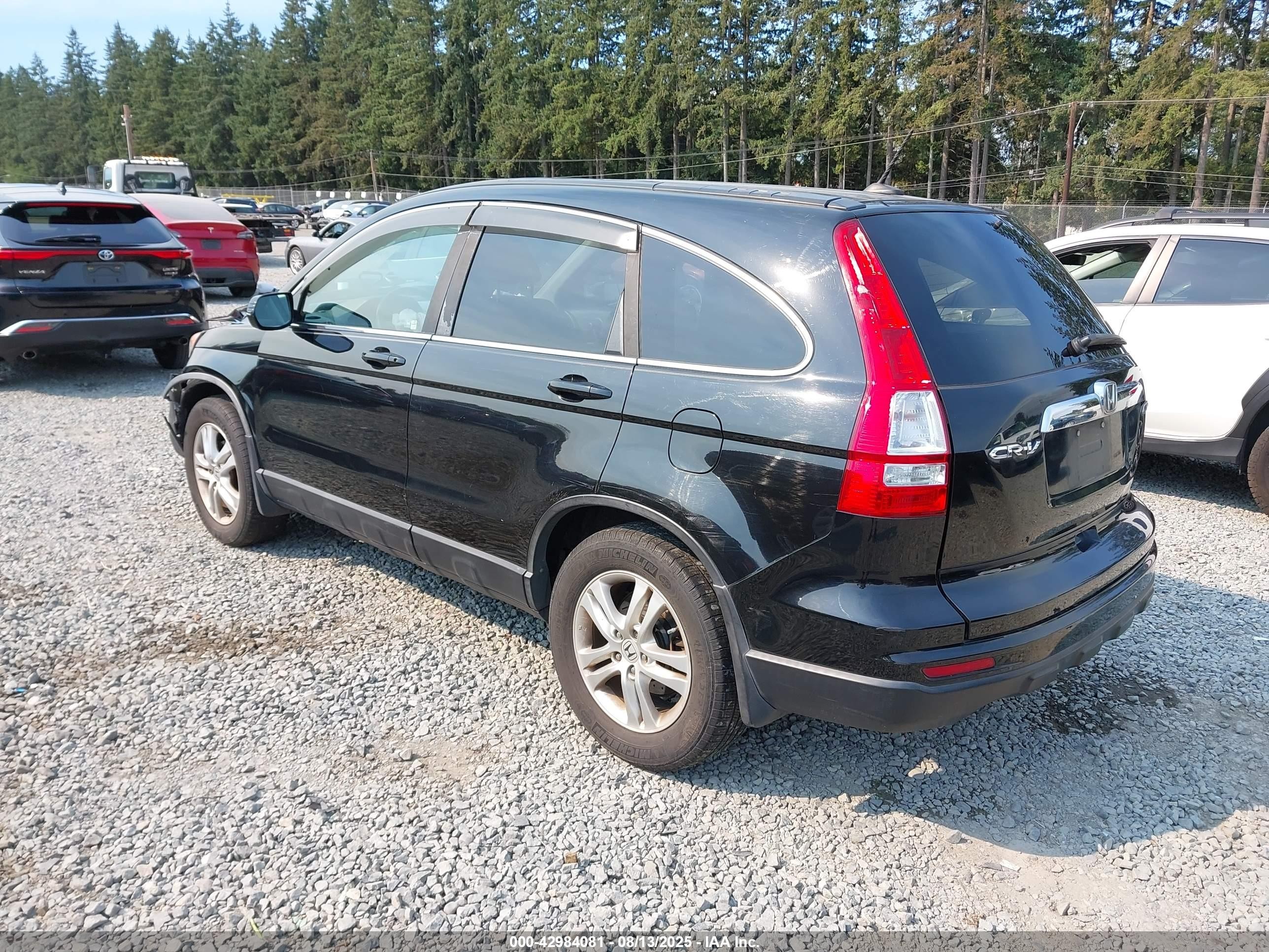 2010 Honda Cr-v Ex-l Black vin: 5J6RE4H75AL050338