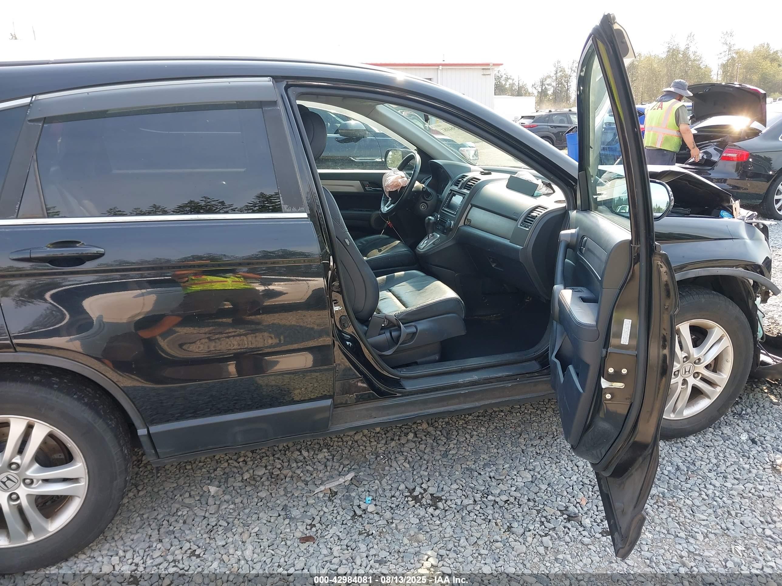2010 Honda Cr-v Ex-l Black vin: 5J6RE4H75AL050338