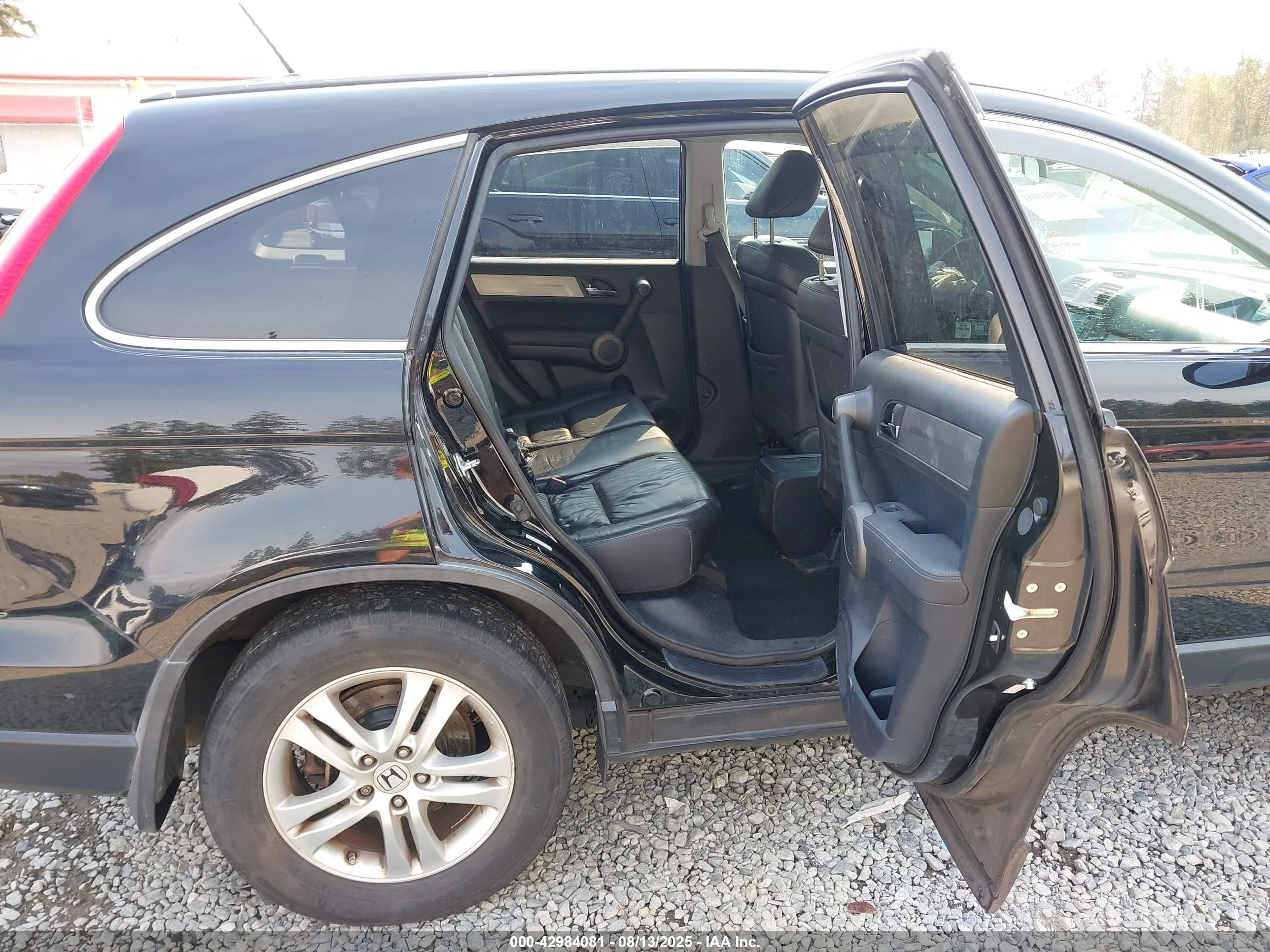 2010 Honda Cr-v Ex-l Black vin: 5J6RE4H75AL050338