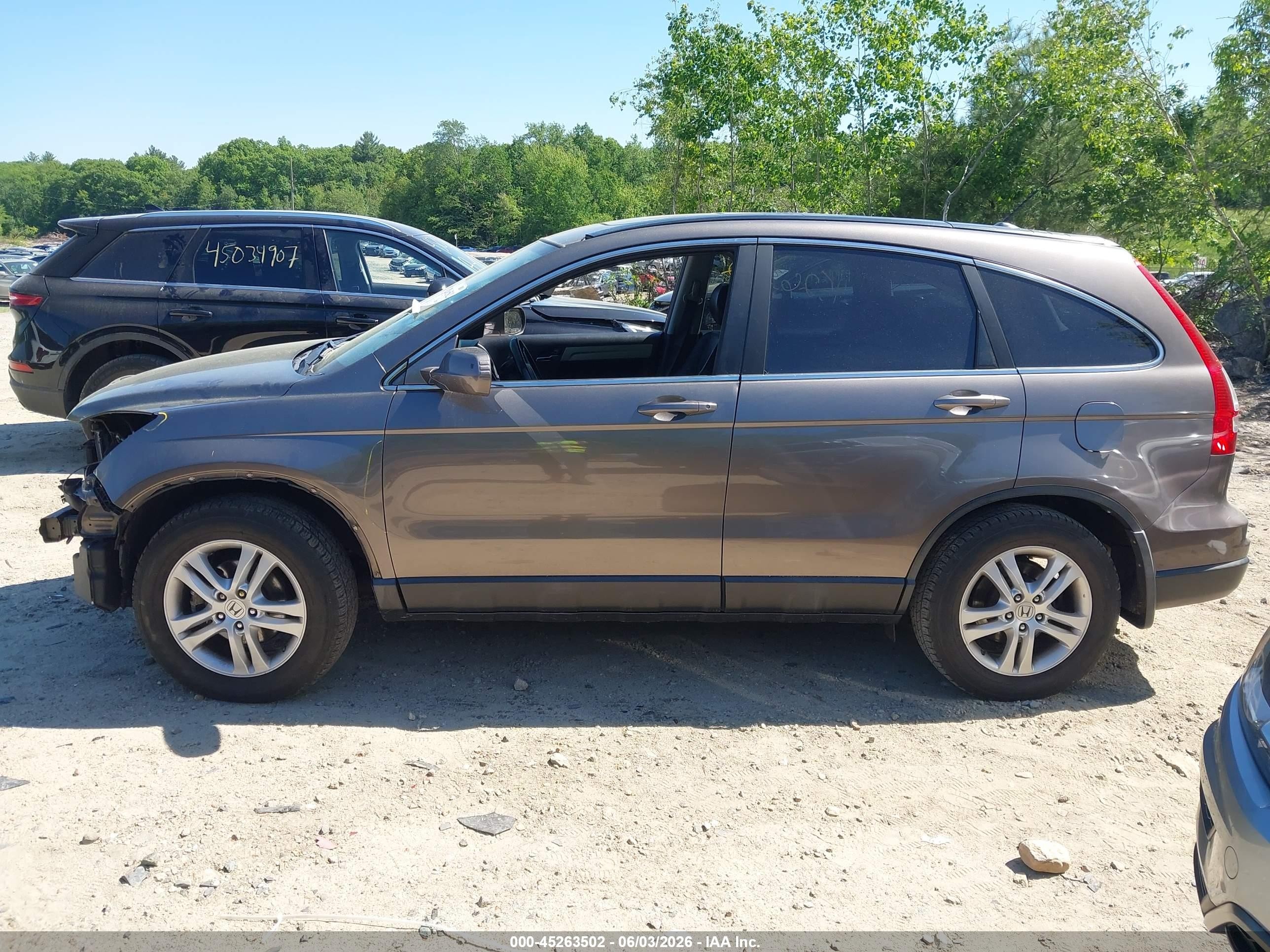 2010 Honda Cr-v Ex-l Champagne vin: 5J6RE4H75AL052770
