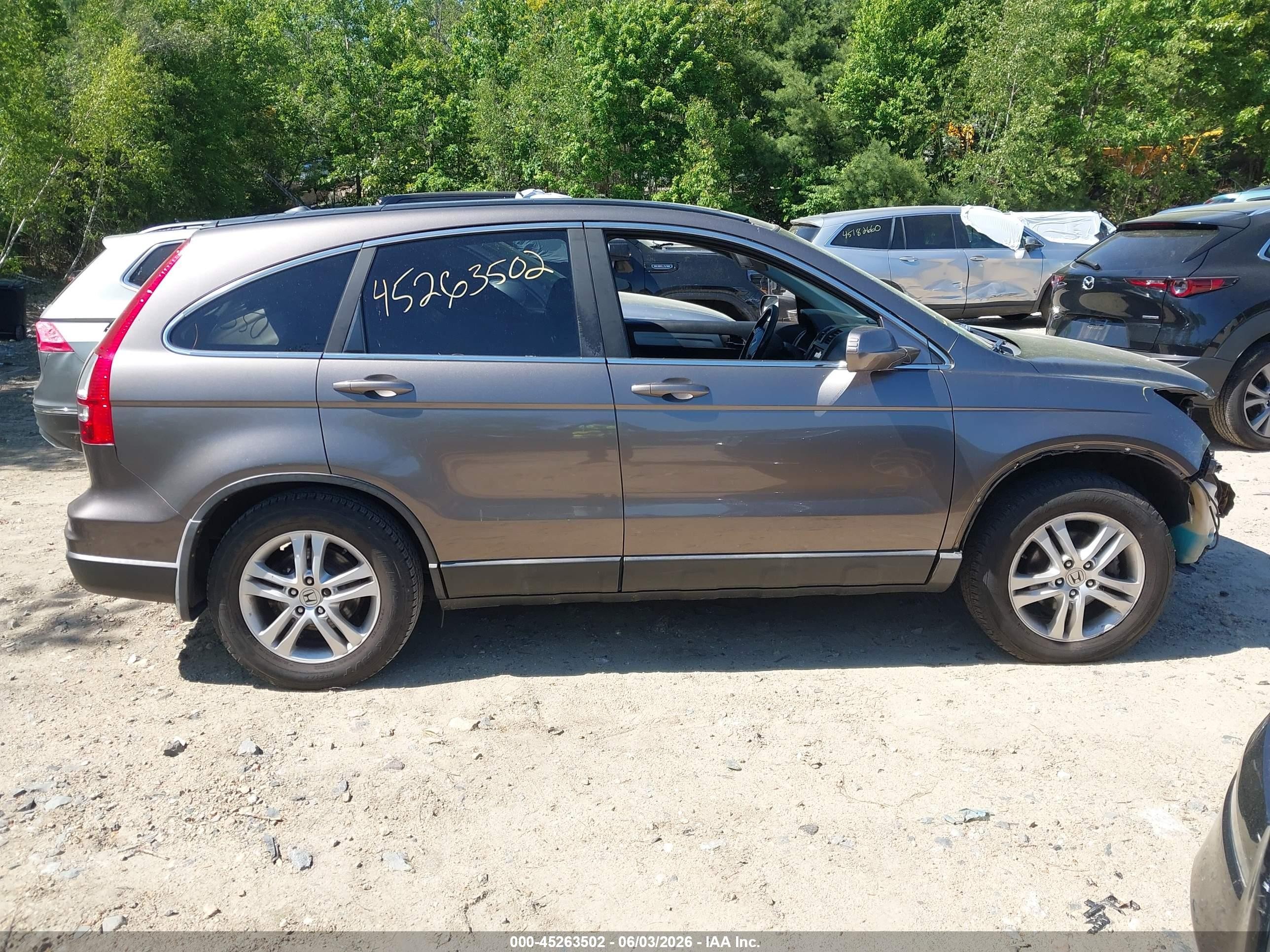 2010 Honda Cr-v Ex-l Champagne vin: 5J6RE4H75AL052770