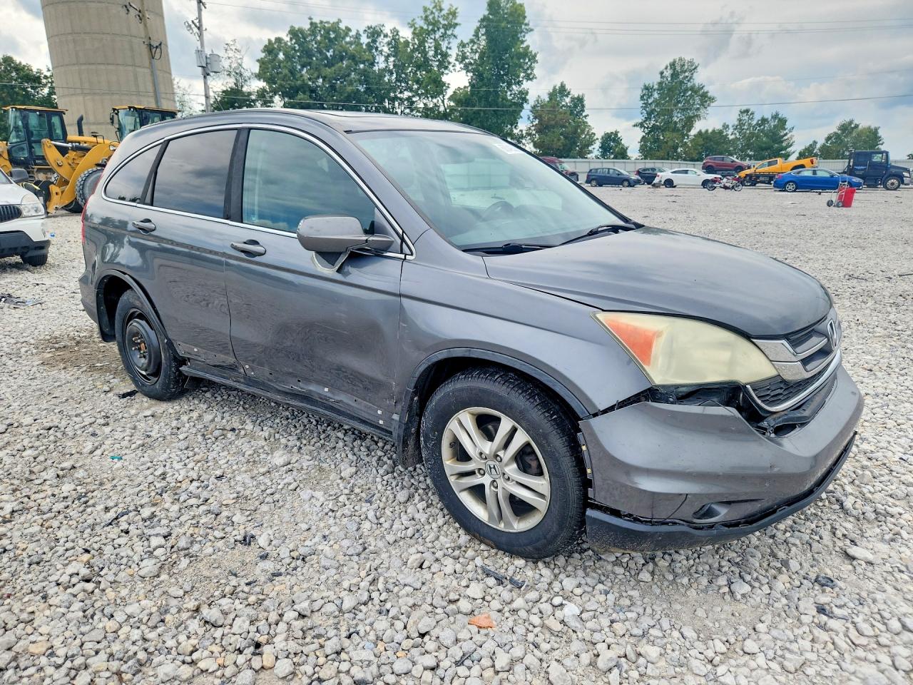 2010 Honda Cr-v Exl Gray vin: 5J6RE4H75AL053756
