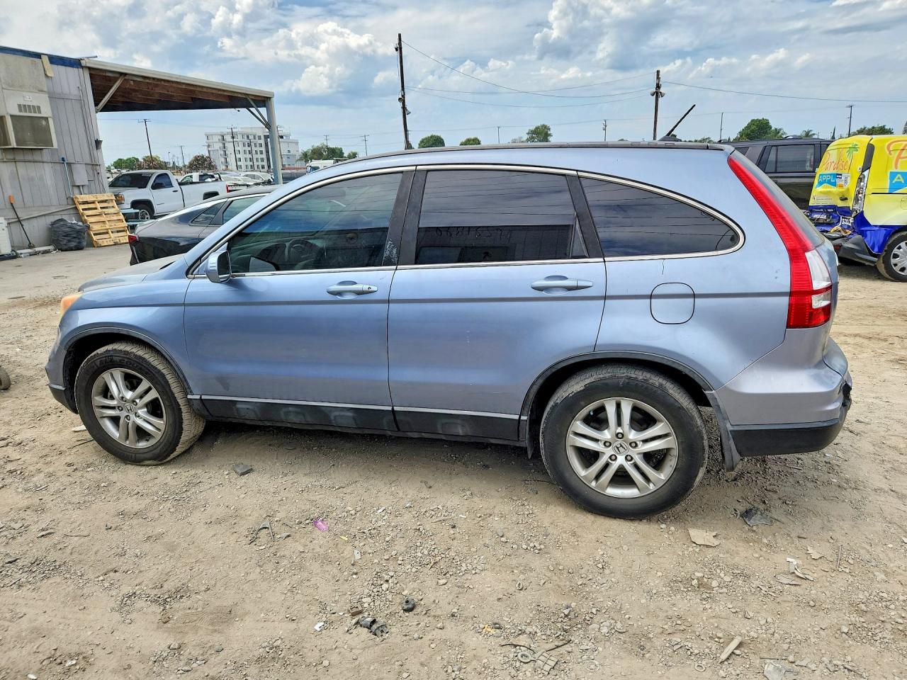 2010 Honda Cr-v Exl Blue vin: 5J6RE4H75AL056754