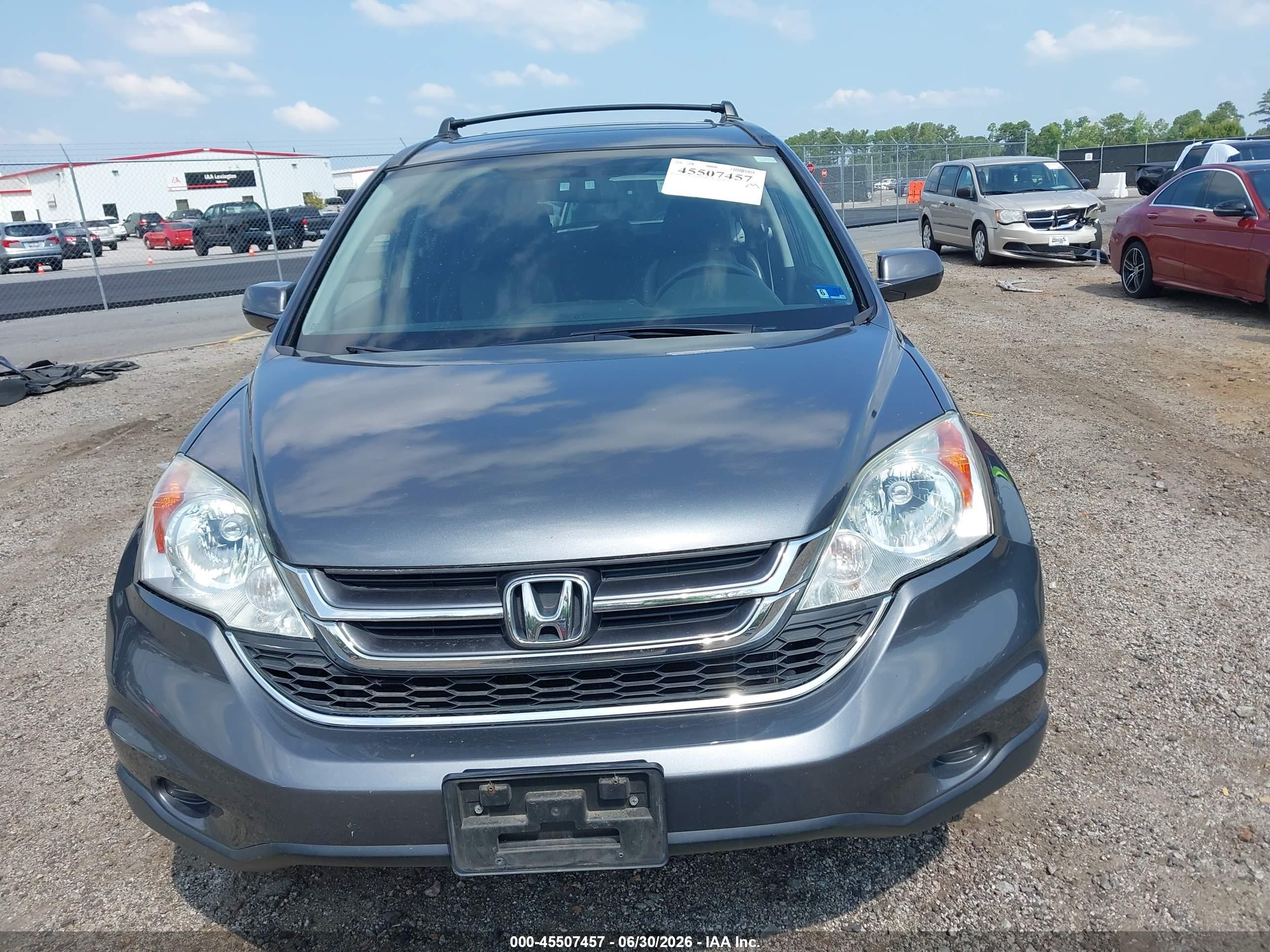 2010 Honda Cr-v Ex-l Gray vin: 5J6RE4H75AL075918