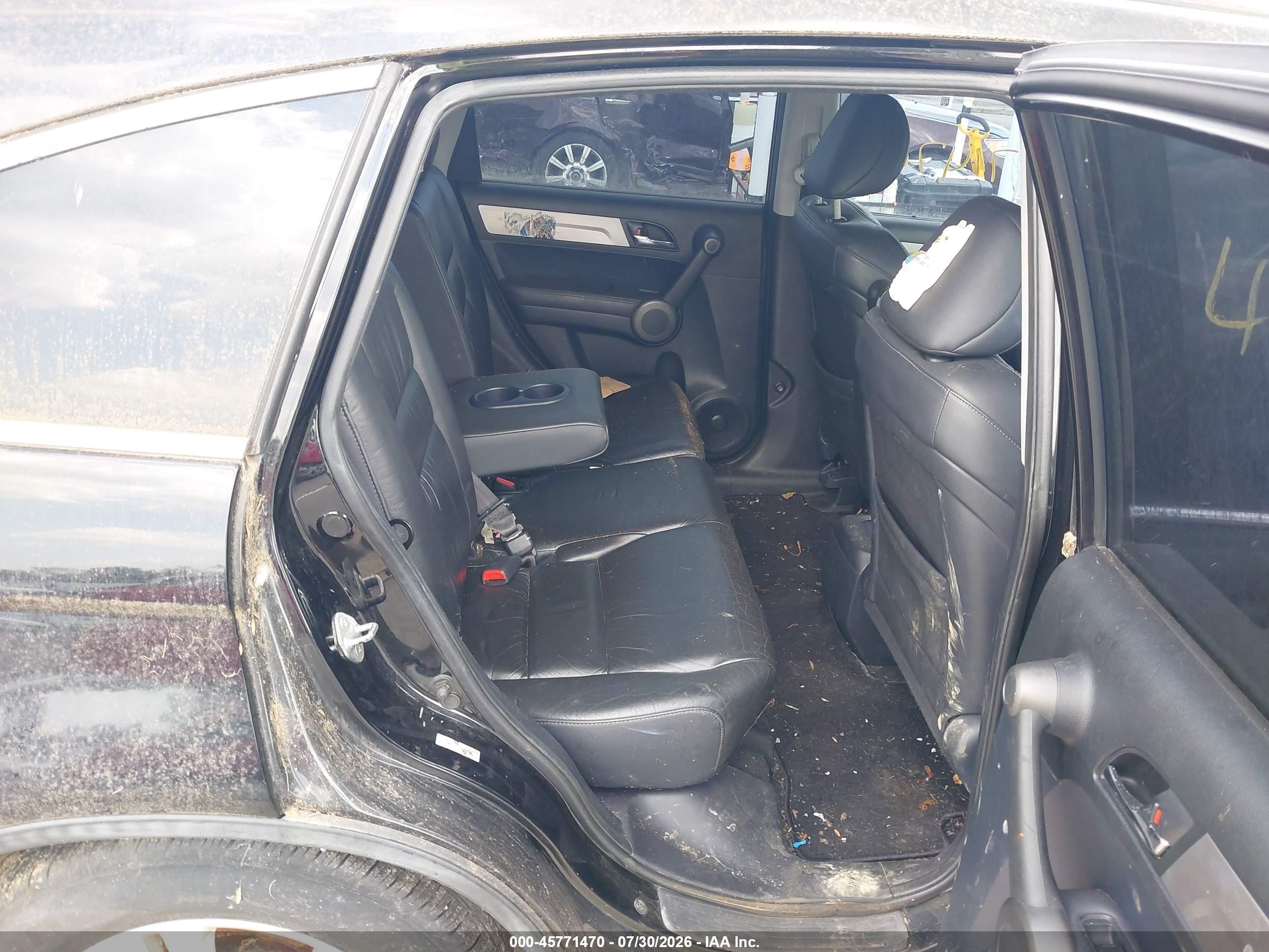 2010 Honda Cr-v Ex-l Black vin: 5J6RE4H75AL083095