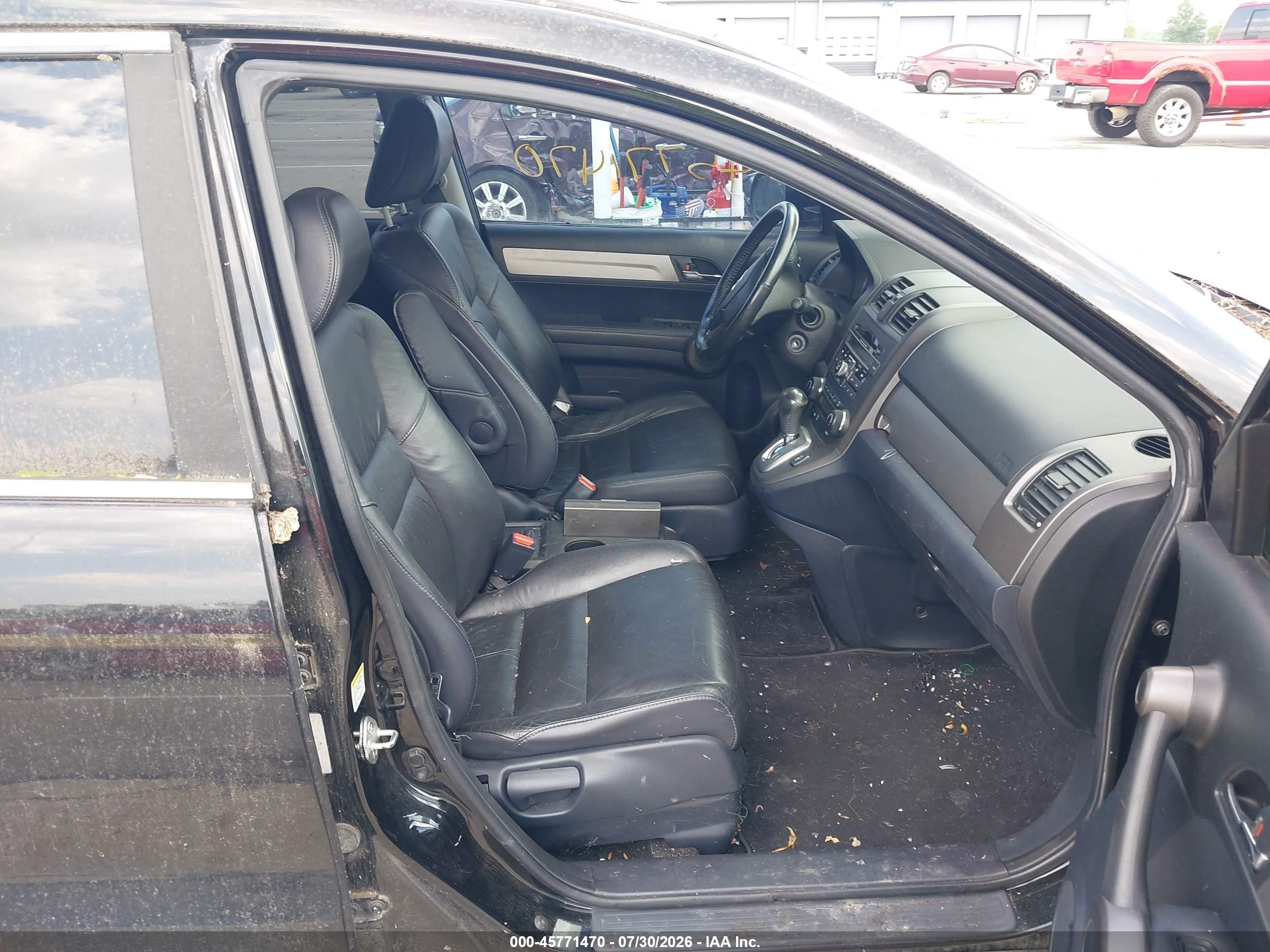 2010 Honda Cr-v Ex-l Black vin: 5J6RE4H75AL083095