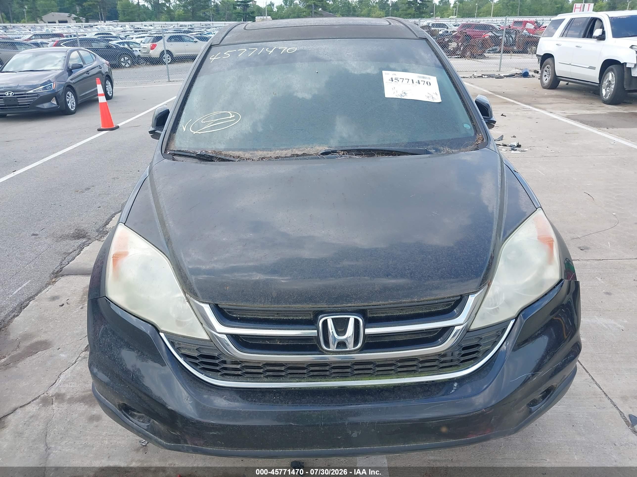 2010 Honda Cr-v Ex-l Black vin: 5J6RE4H75AL083095