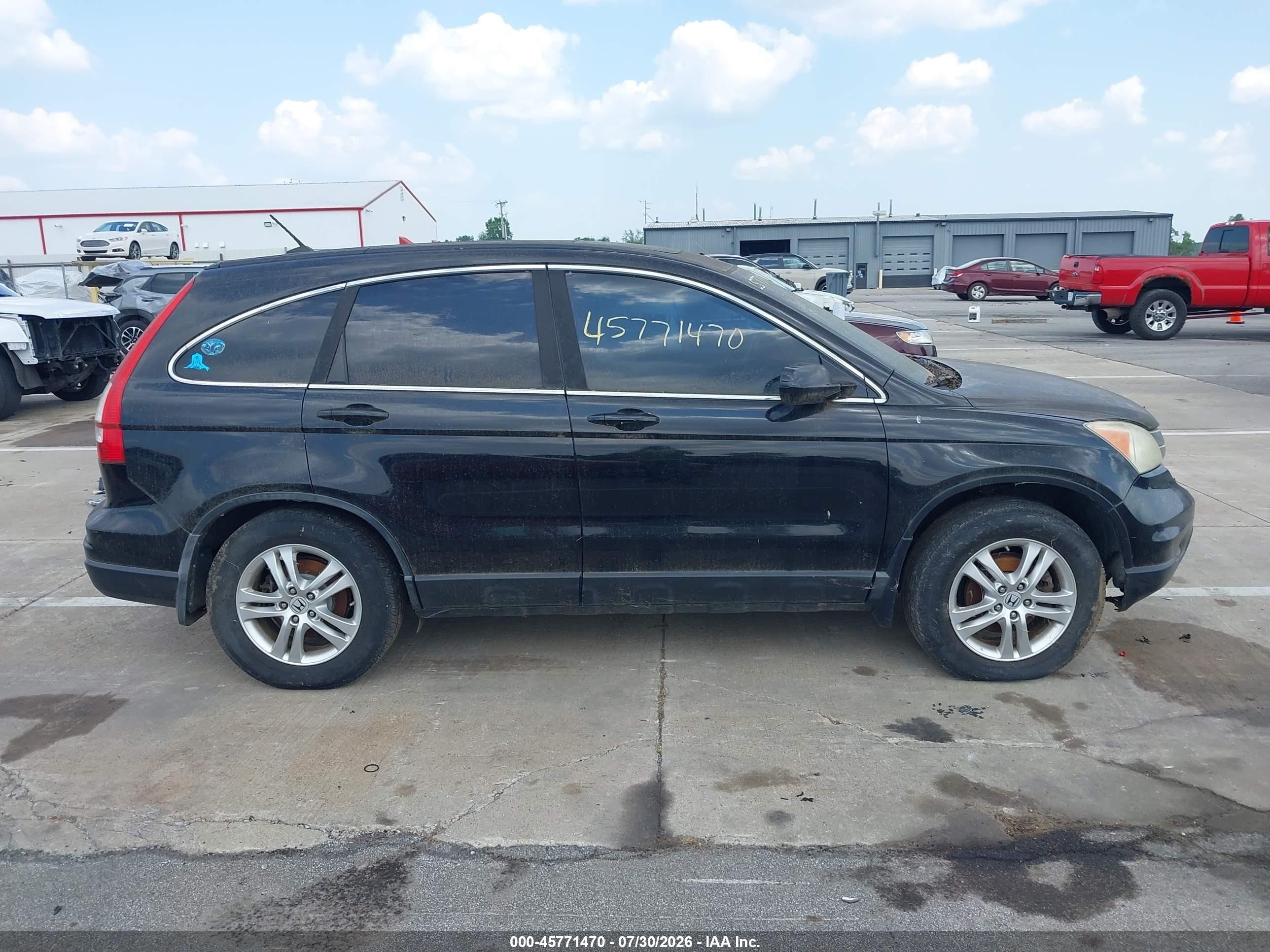 2010 Honda Cr-v Ex-l Black vin: 5J6RE4H75AL083095