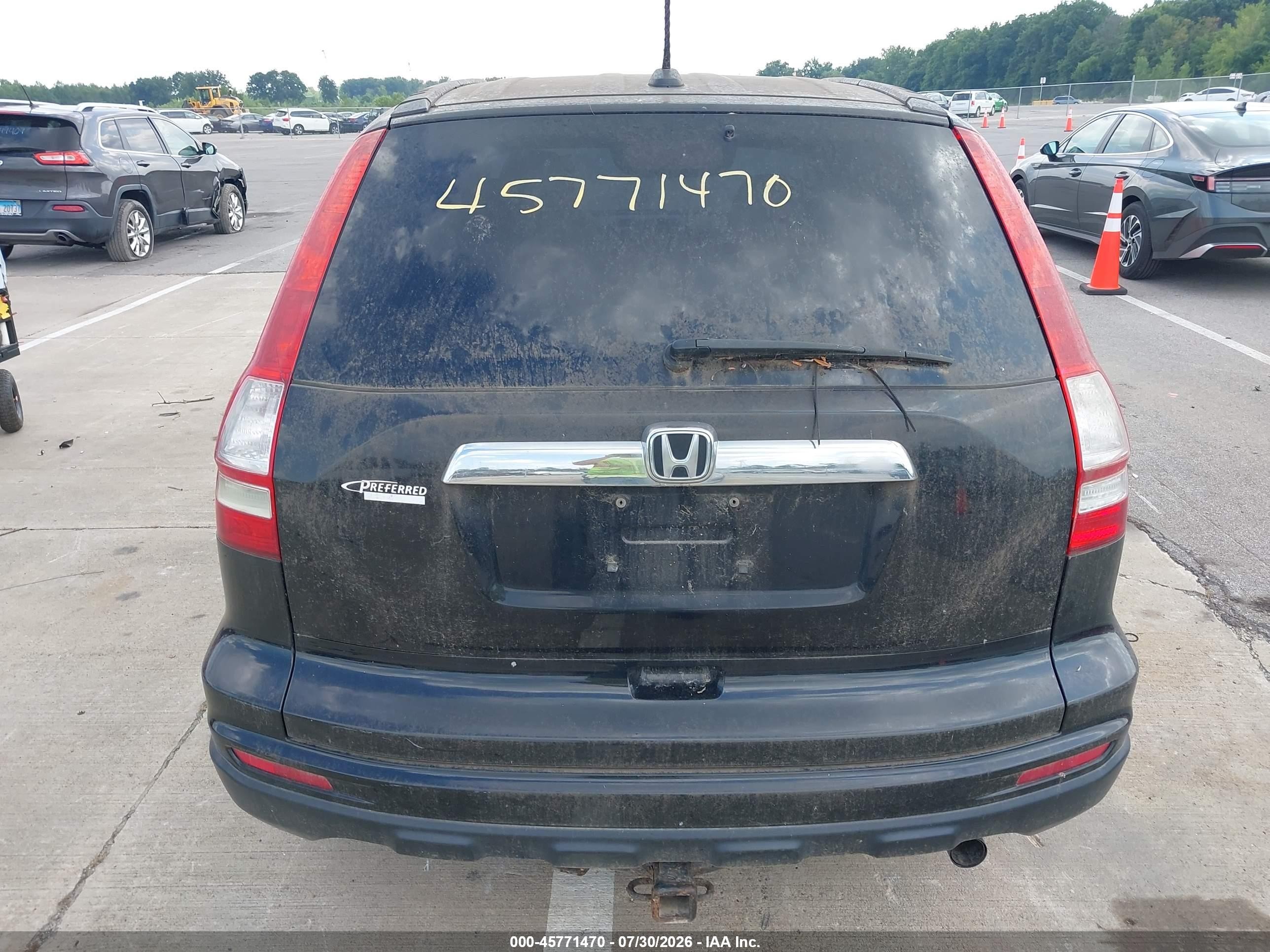 2010 Honda Cr-v Ex-l Black vin: 5J6RE4H75AL083095