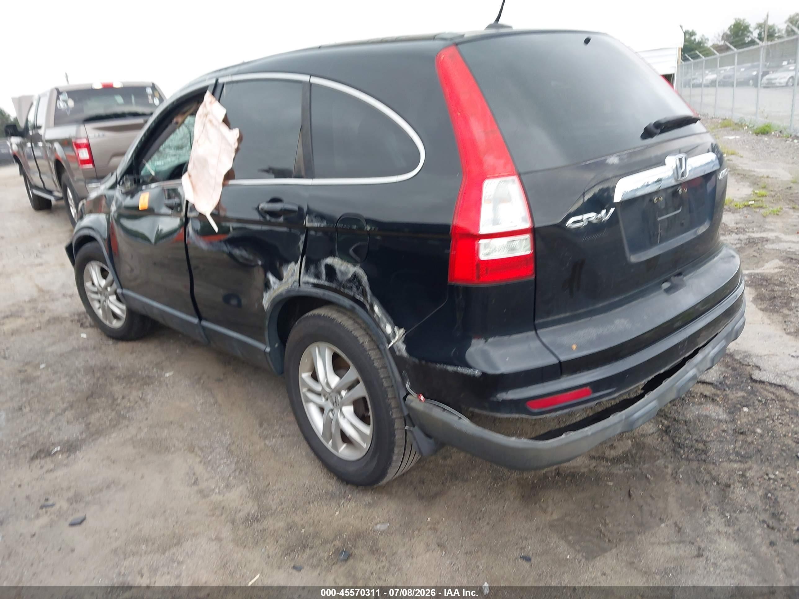 2010 Honda Cr-v Ex-l Black vin: 5J6RE4H75AL084005