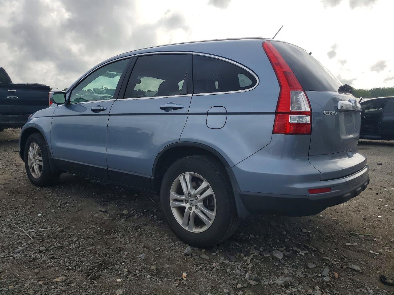 2010 Honda Cr-v Exl Blue vin: 5J6RE4H75AL090435