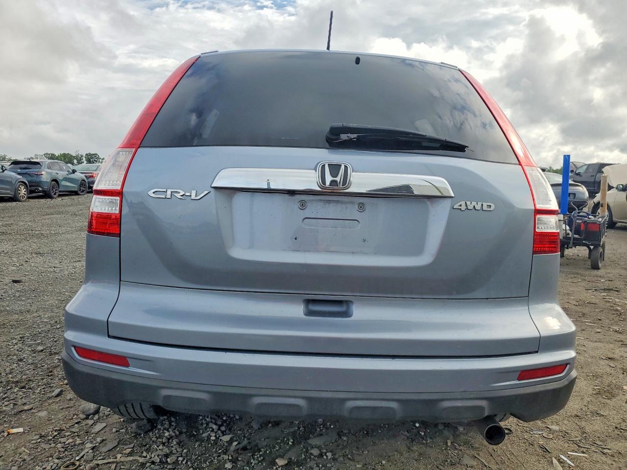 2010 Honda Cr-v Exl Blue vin: 5J6RE4H75AL090435