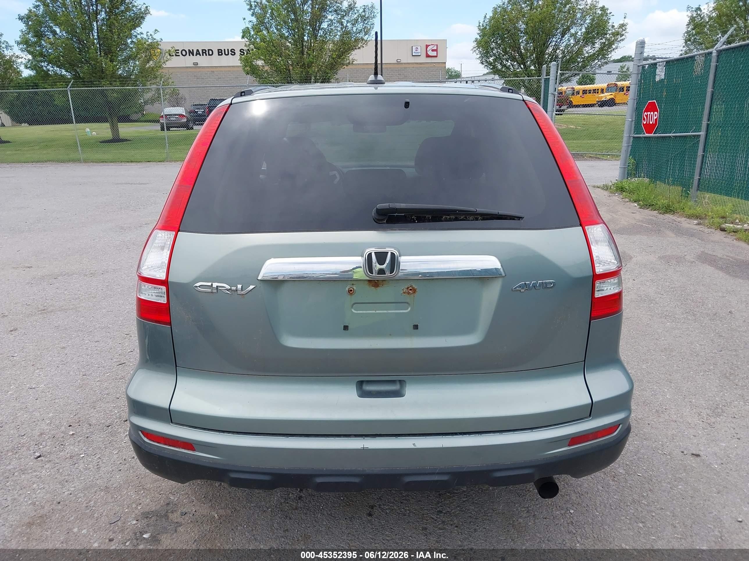 2010 Honda Cr-v Ex-l Green vin: 5J6RE4H75AL092069