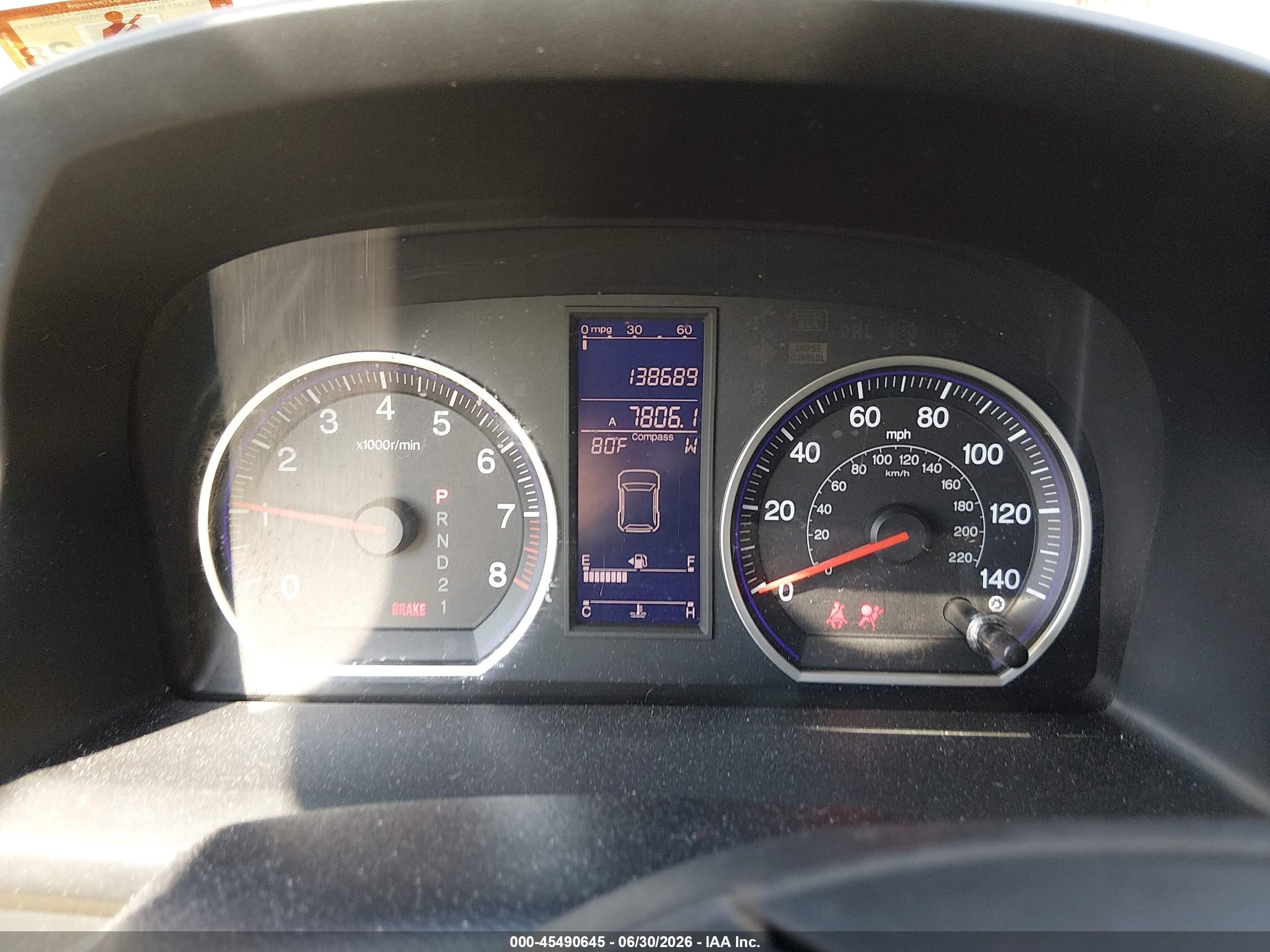 2010 Honda Cr-v Ex-l Green vin: 5J6RE4H75AL095716