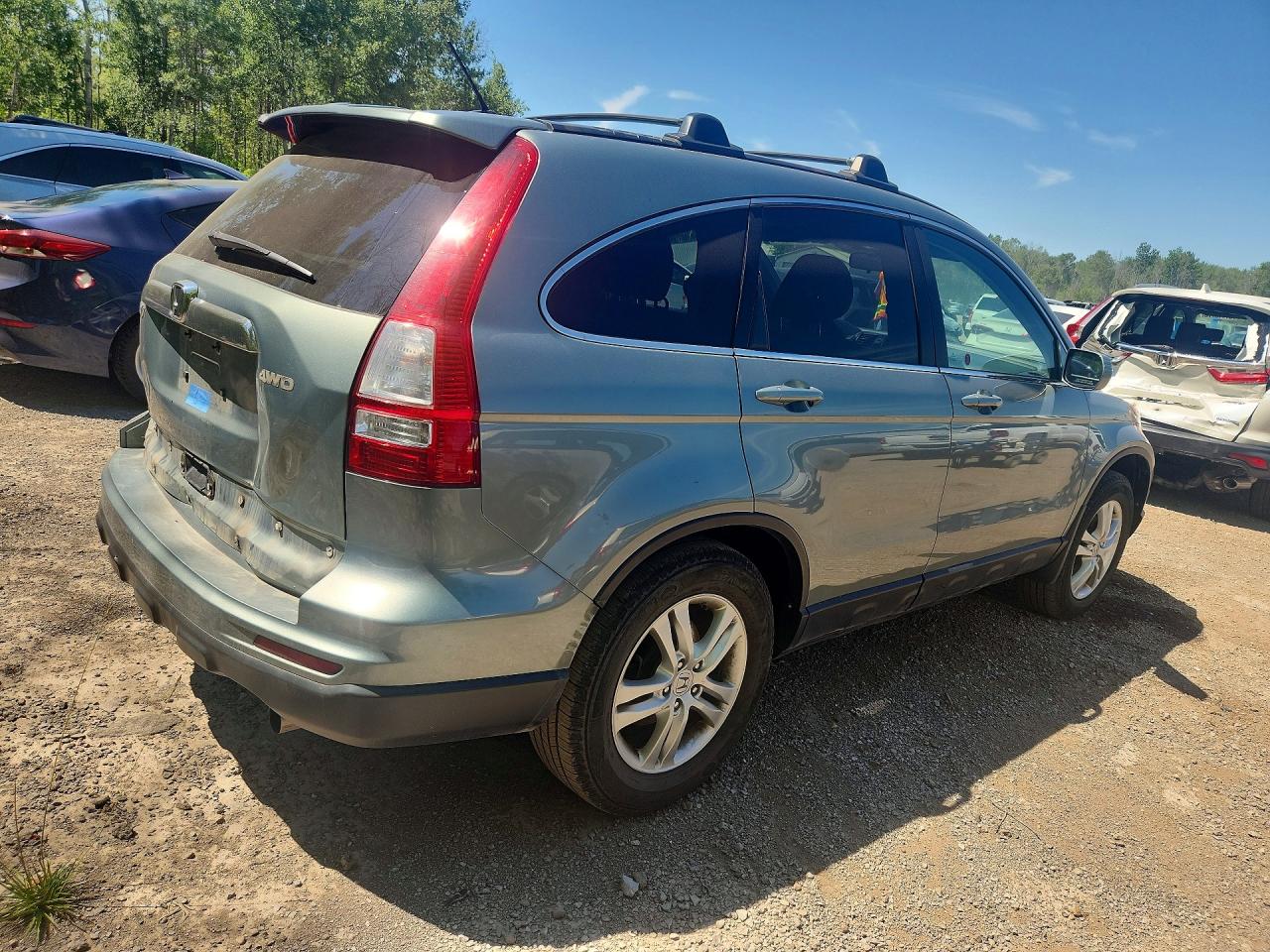 2010 Honda Cr-v Exl Blue vin: 5J6RE4H75AL812082
