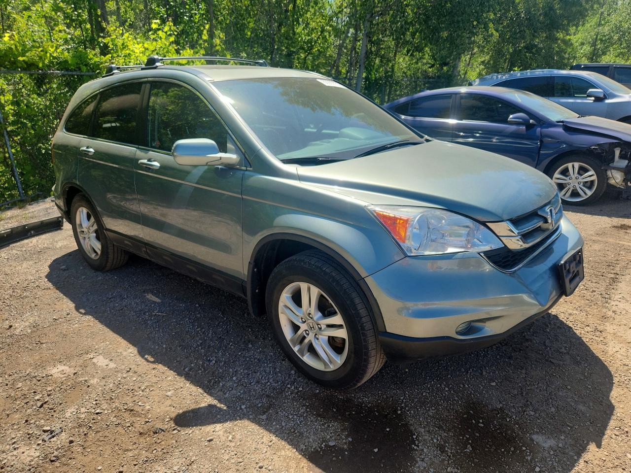 2010 Honda Cr-v Exl Blue vin: 5J6RE4H75AL812082