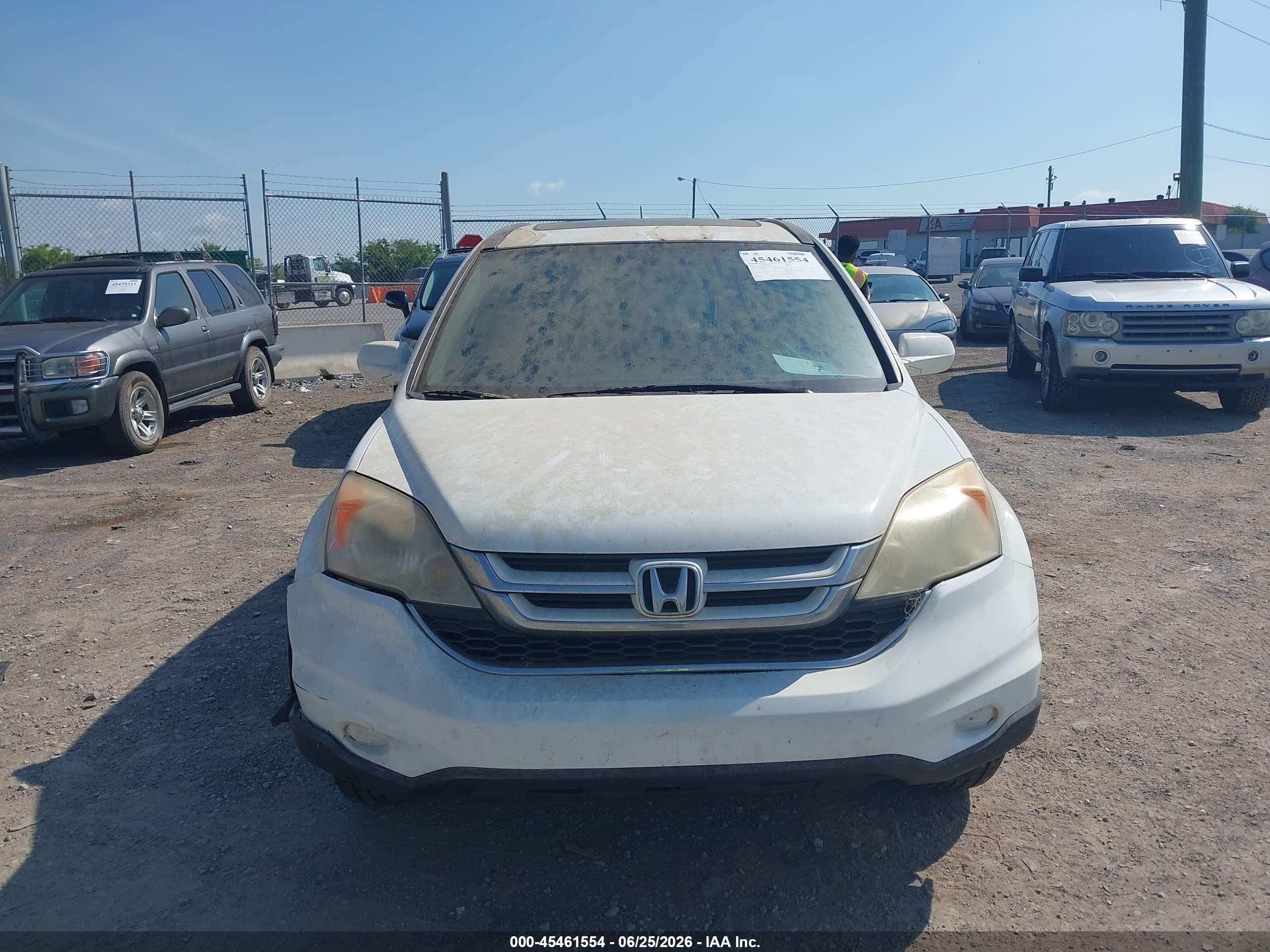 2011 Honda Cr-v Ex-l White vin: 5J6RE4H75BL001285
