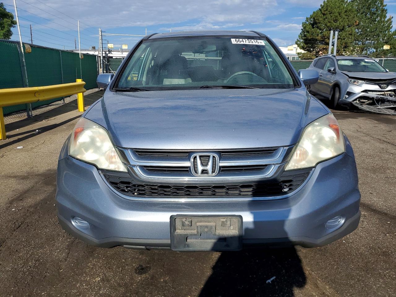 2011 Honda Cr-v Exl Blue vin: 5J6RE4H75BL013565