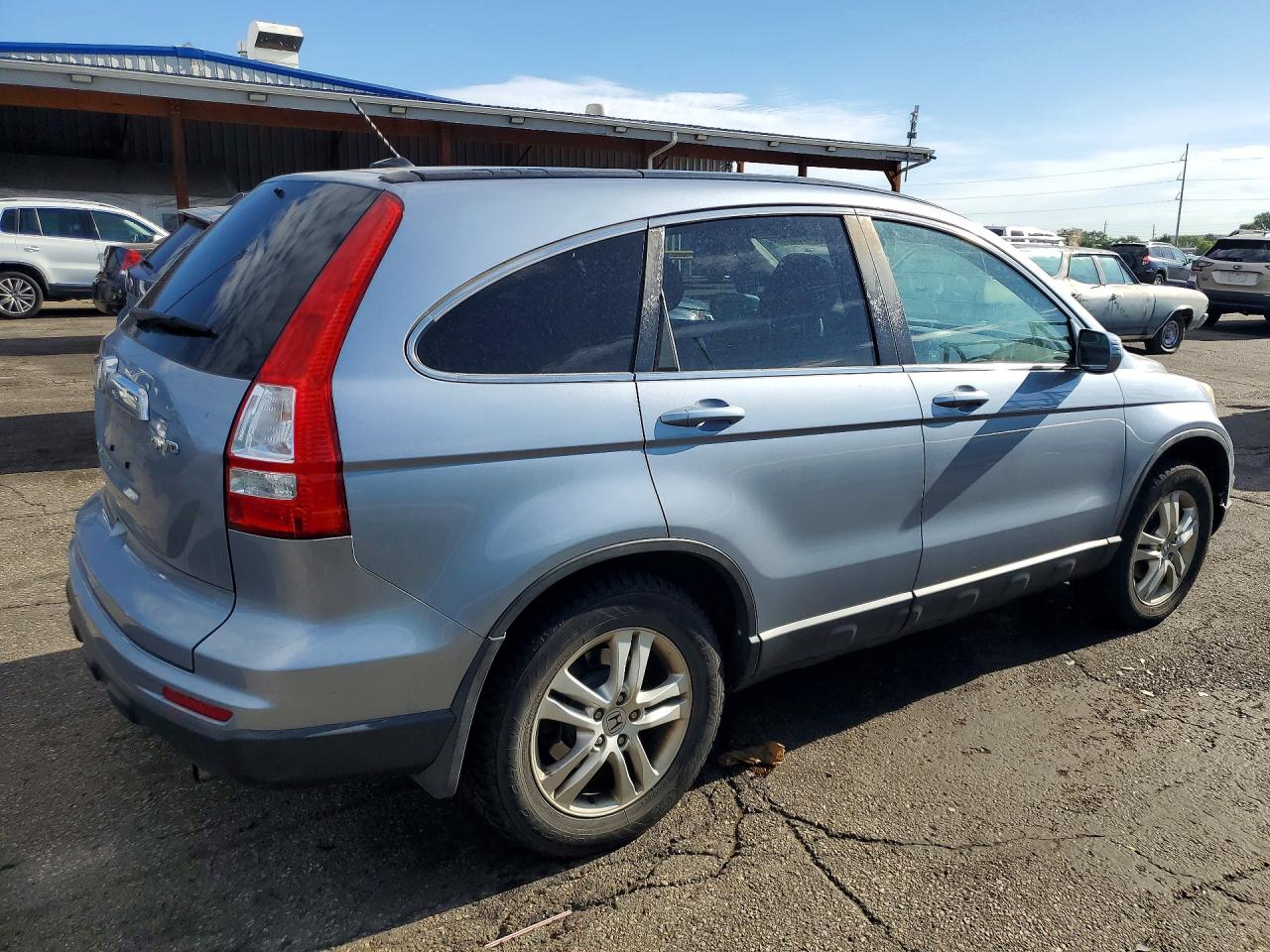 2011 Honda Cr-v Exl Blue vin: 5J6RE4H75BL013565