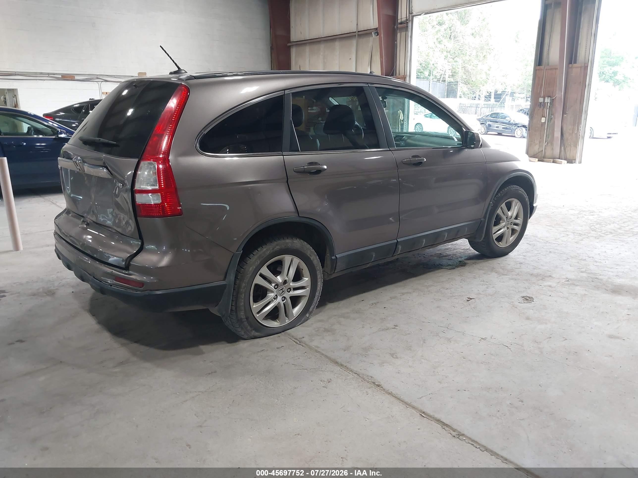 2011 Honda Cr-v Ex-l Brown vin: 5J6RE4H75BL028664